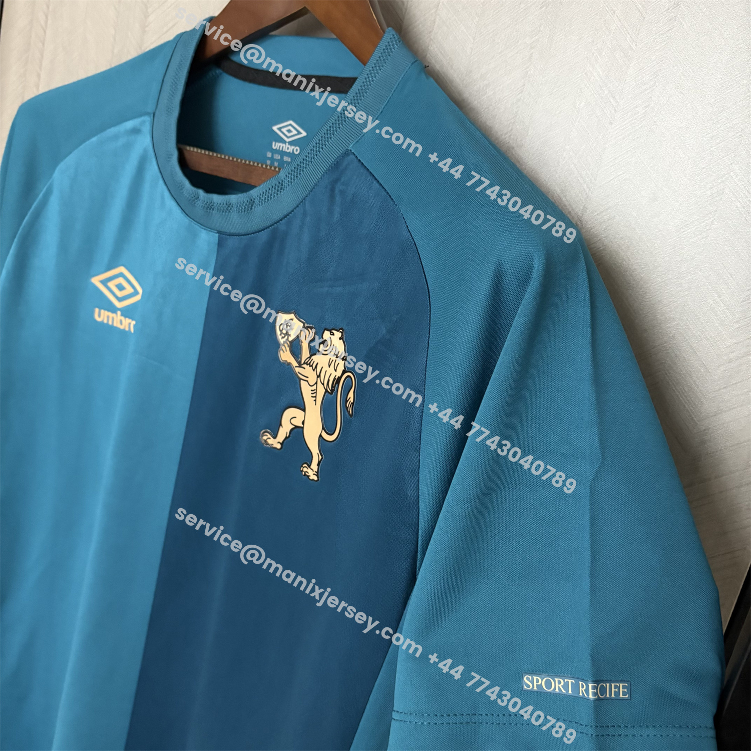 ManixJersey.com | Sport Recife 25-26 Third Blue Unsponsored Jersey - Fans Version -Customize Name, Number and Patch | Worldwide Shipping
