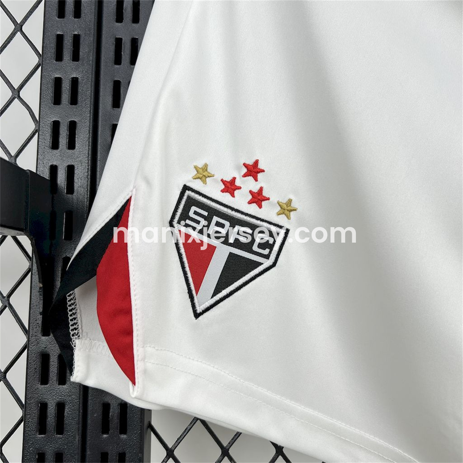 ManixJersey.com | Sao Paulo 25-26 Home White Shorts - Fans Version -Customize Name, Number and Patch | Worldwide Shipping