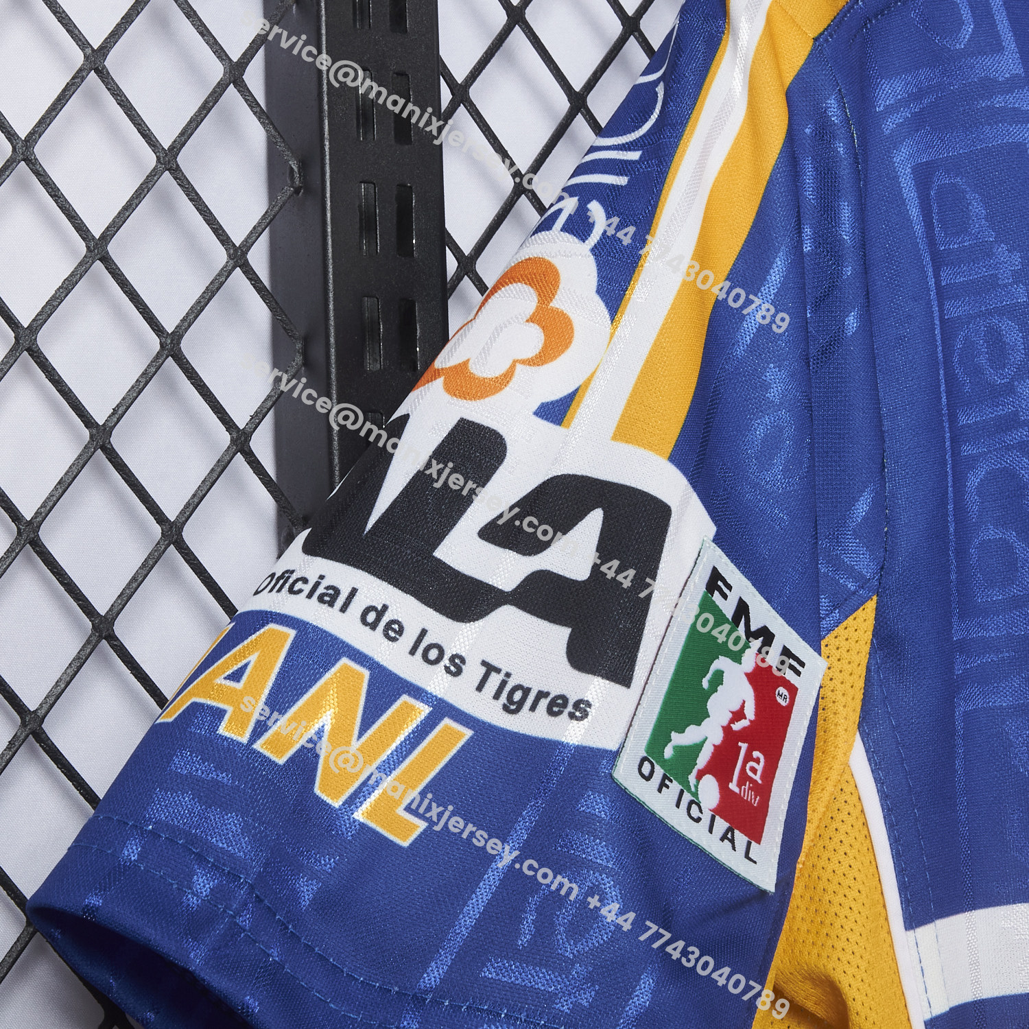 ManixJersey.com | Retro Tigres UANL 1999-00 Away Jersey -Customize Name, Number and Patch | Worldwide Shipping