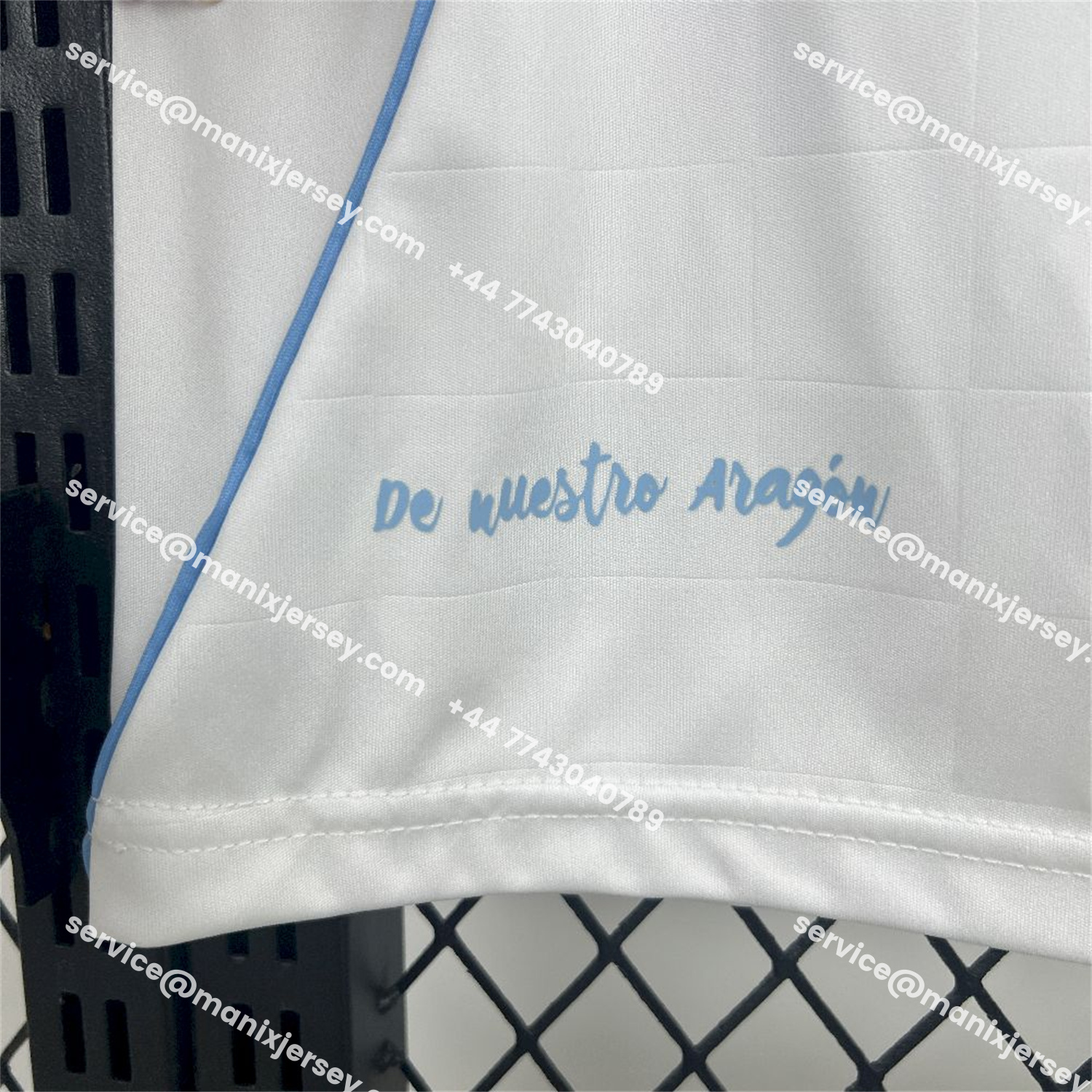 ManixJersey.com | Real Zaragoza 25-26 Home Jersey - Fans Version -Customize Name, Number and Patch | Worldwide Shipping