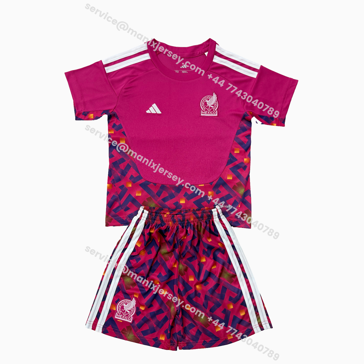 Mexico 2026 Goalkeeper Pink Men's Adult Jersey Set - Fans Version:football jersey mysite: unitedjerseyfootball 邓江浪:football