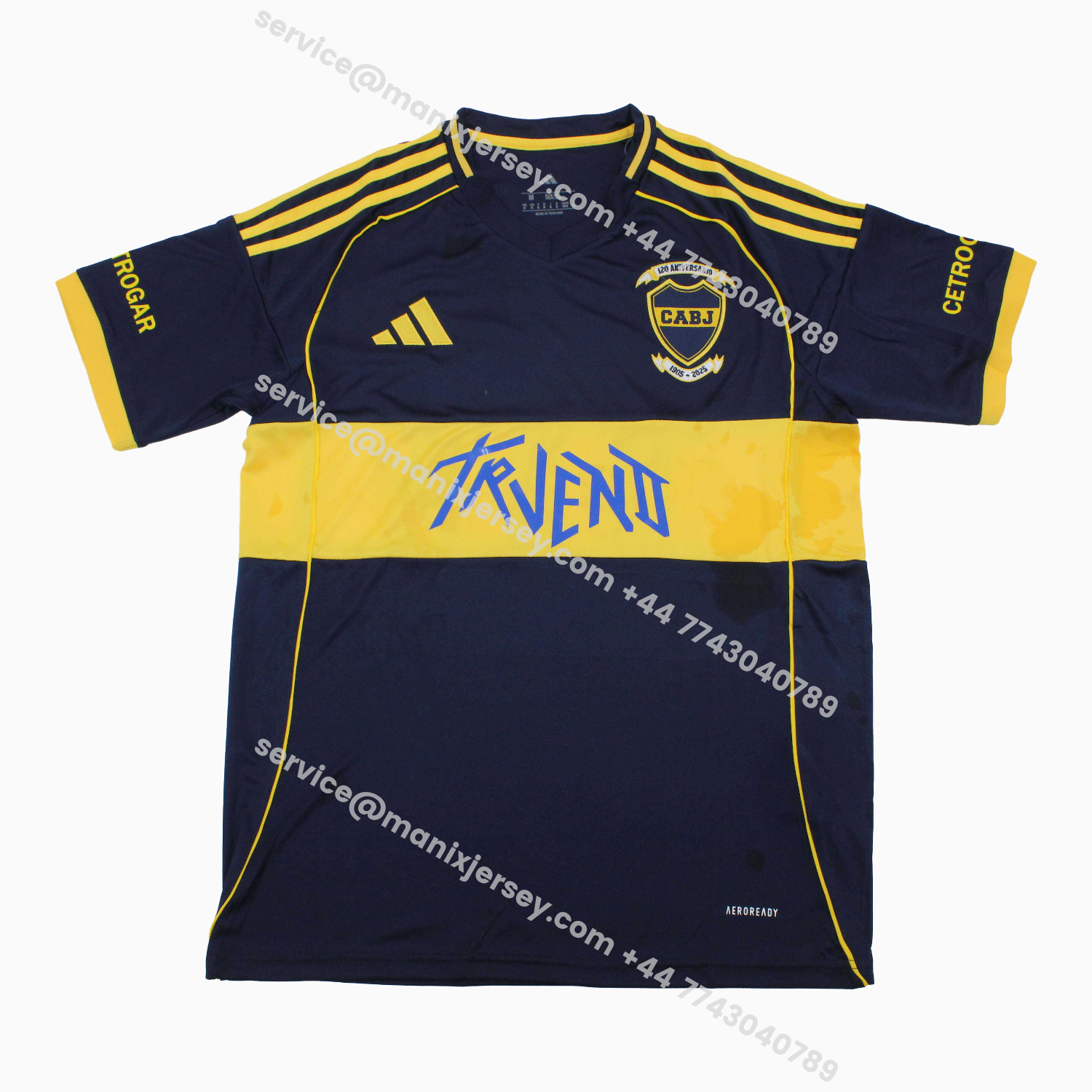 ManixJersey.com | Boca Juniors 25-26 Trueno Special Jersey - Fans Version -Customize Name, Number and Patch | Worldwide Shipping