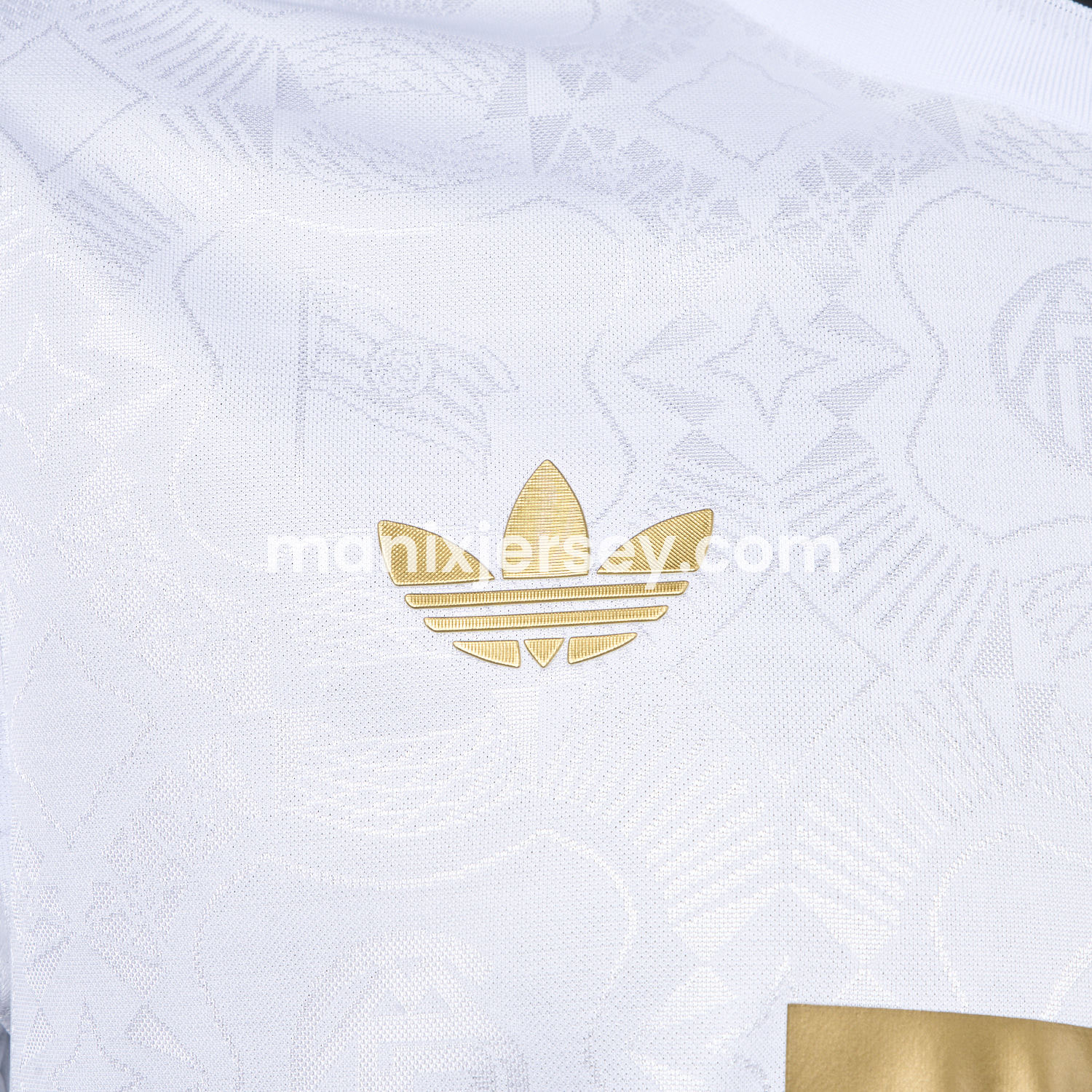ManixJersey.com | Bayern Munich 2025 White 125th Anniversary Jersey - Player Version -Customize Name, Number and Patch | Worldwide Shipping