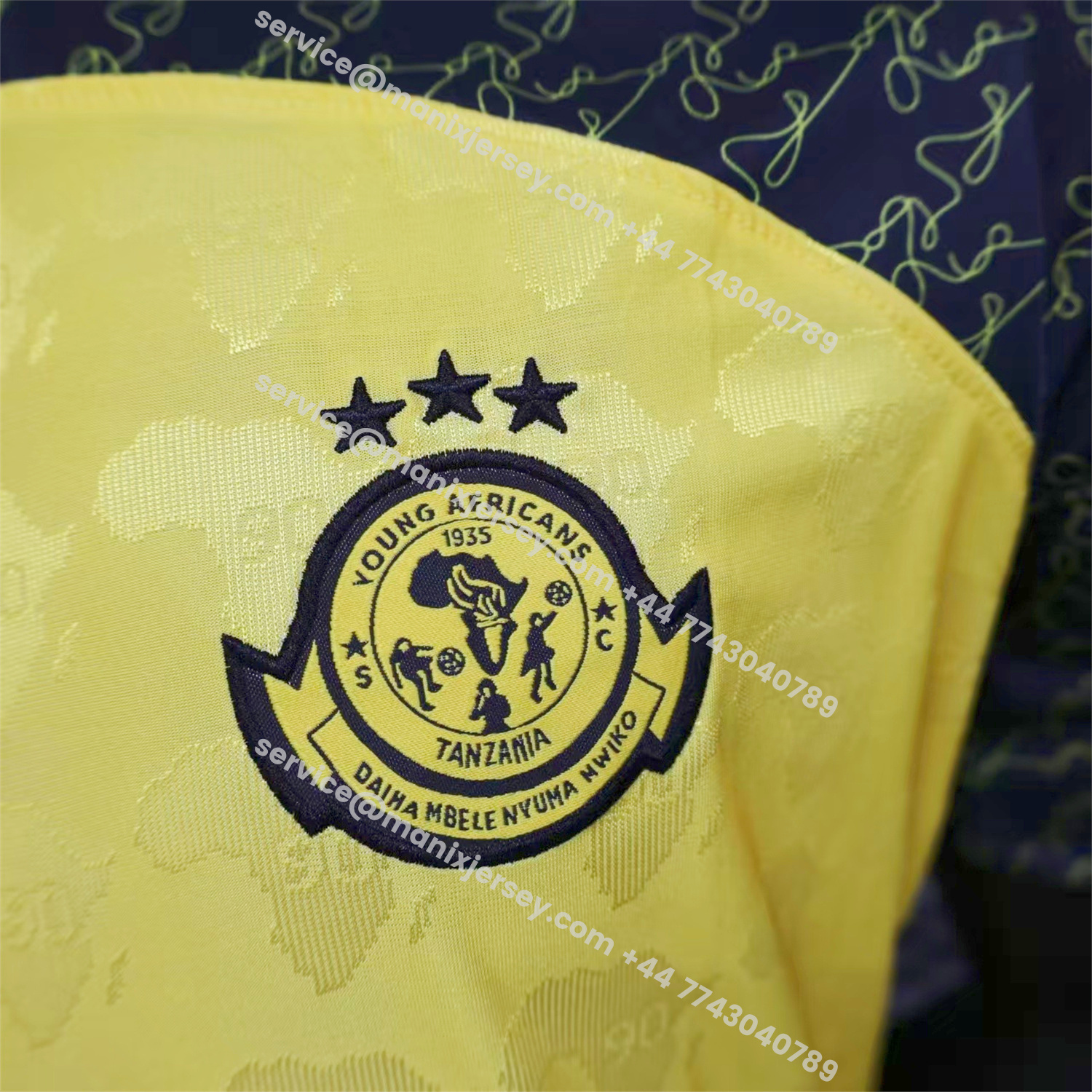 ManixJersey.com | Young Africans SC 25-26 Away Jersey - Player Version -Customize Name, Number and Patch | Worldwide Shipping