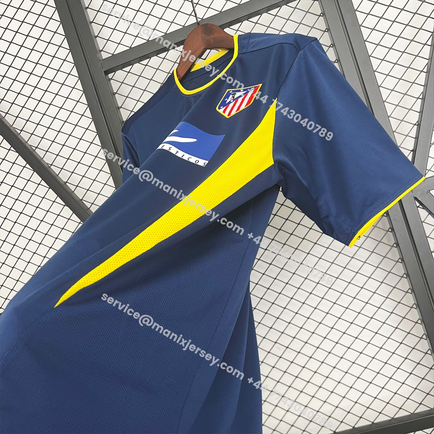 ManixJersey.com | Retro Atletico Madrid 2002-03 Away Jersey -Customize Name, Number and Patch | Worldwide Shipping