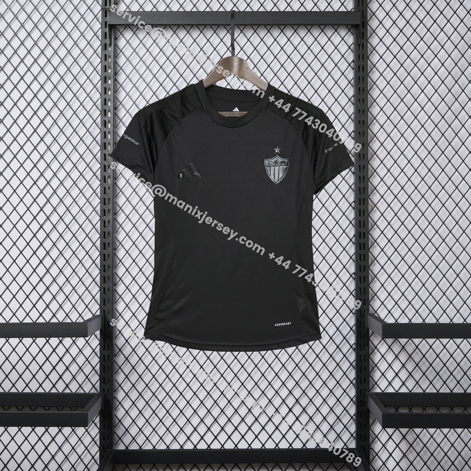 ManixJersey.com | Women's Atletico Mineiro 25-26 Black Special Unsponsored Jersey -Customize Name, Number and Patch | Worldwide Shipping