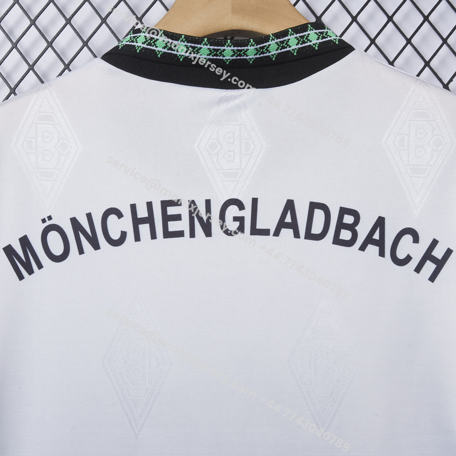 ManixJersey.com | Retro Borussia Mönchengladbach 1995-96 Home Jersey -Customize Name, Number and Patch | Worldwide Shipping