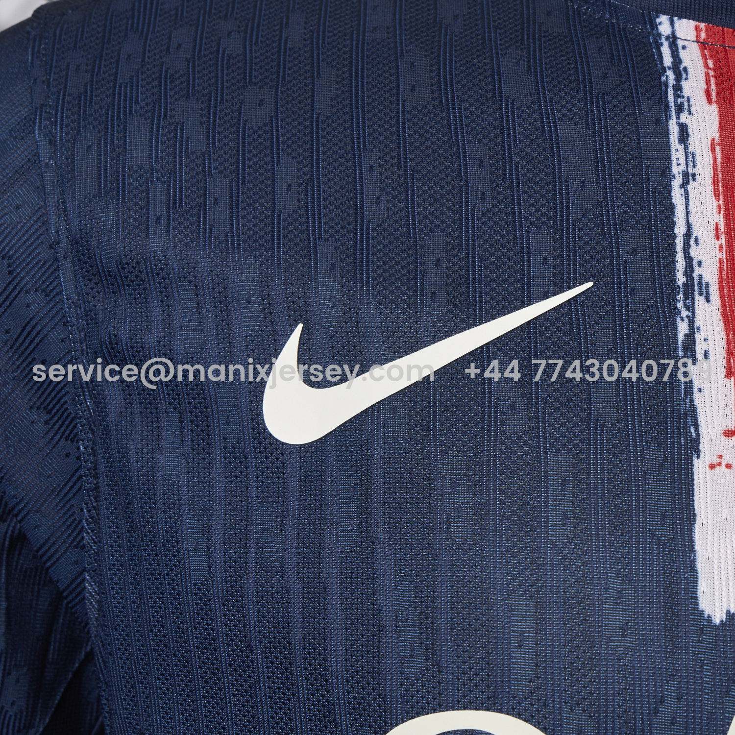ManixJersey.com | Paris Saint-Germain PSG 24-25 Home Champions League Final Jersey - Player Version -Customize Name, Number and Patch | Worldwide Shipping