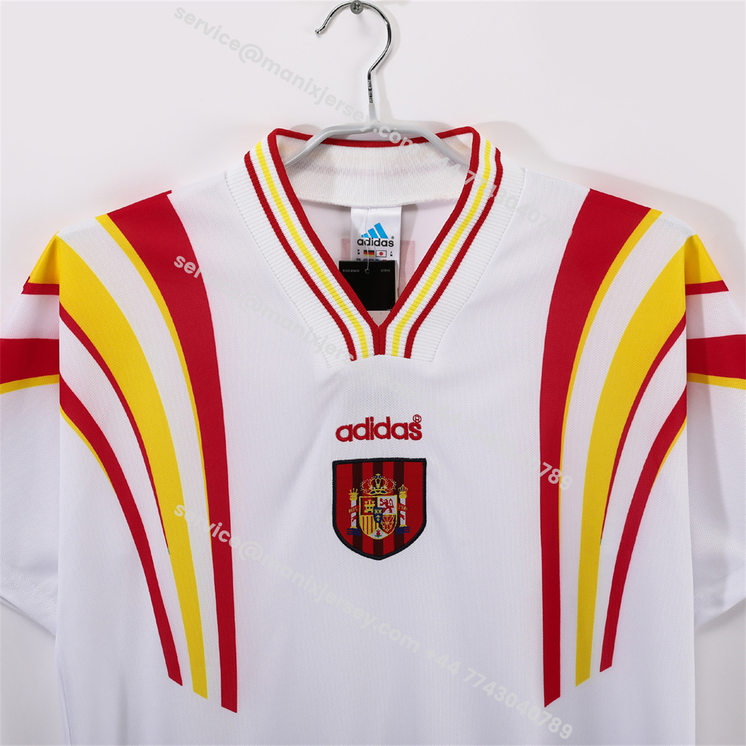 ManixJersey.com | Retro Spain 1996 Third Jersey -Customize Name, Number and Patch | Worldwide Shipping