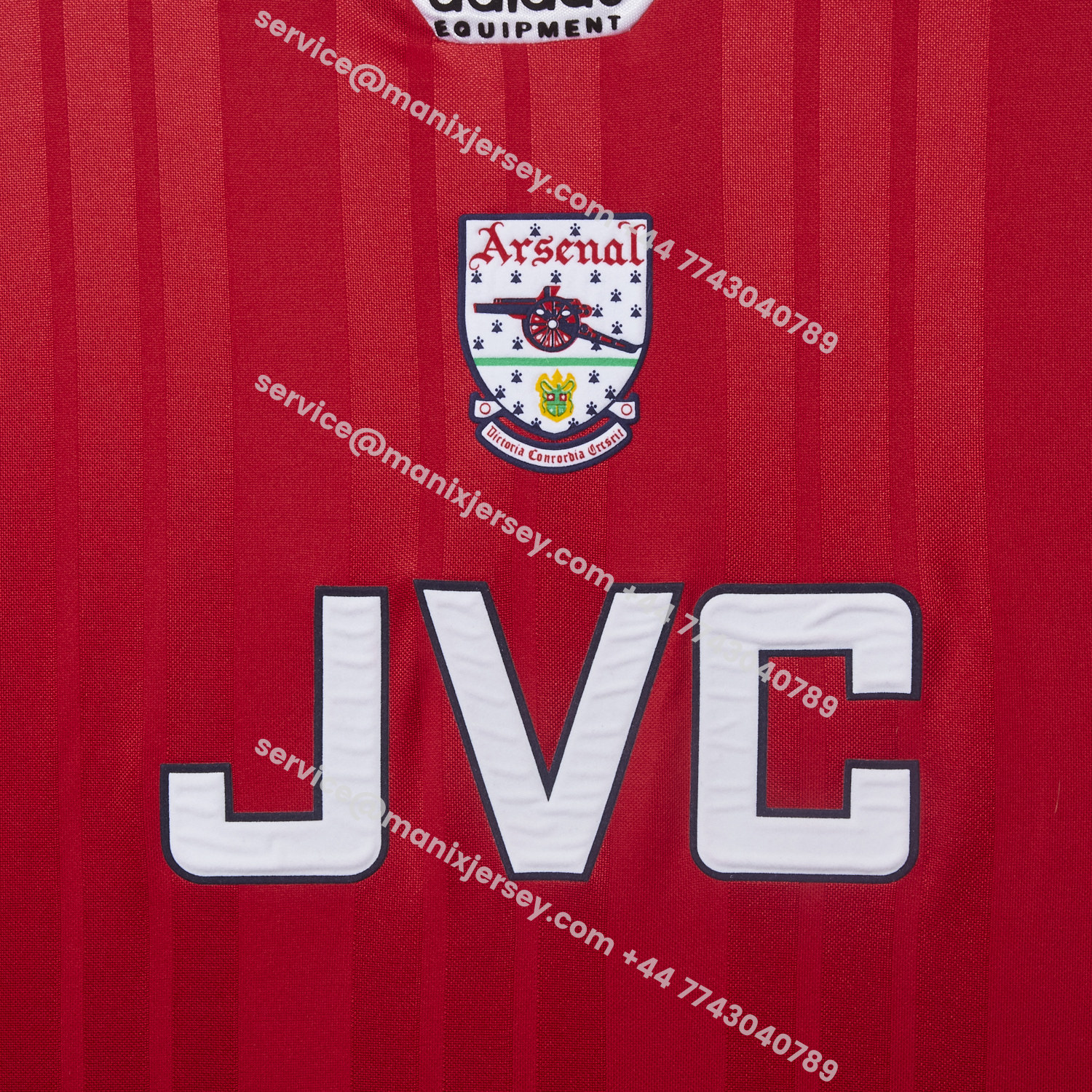 ManixJersey.com | Retro Arsenal 92-94 Home Long Sleeves Jersey -Customize Name, Number and Patch | Worldwide Shipping