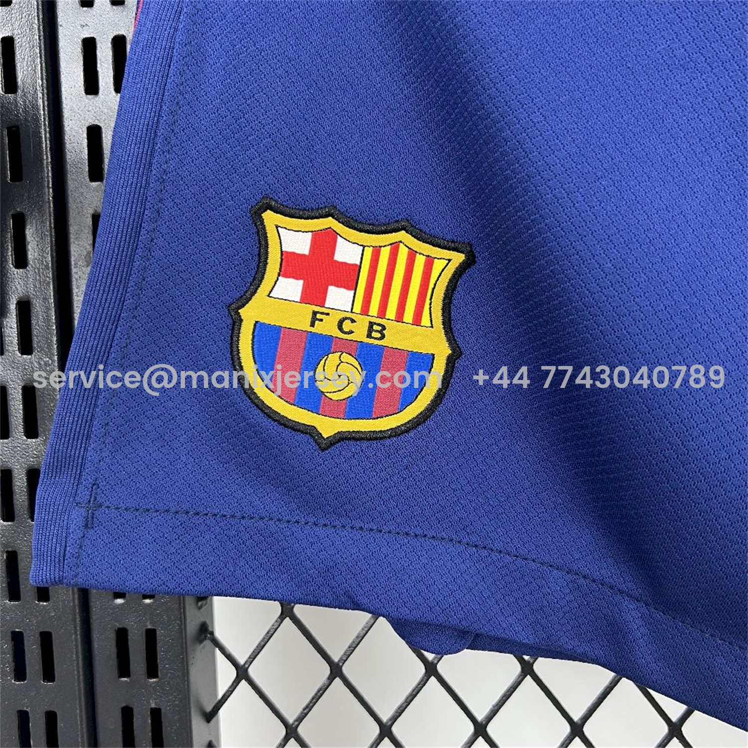 ManixJersey.com | Barcelona 25-26 Home Blue Shorts - Fans Version -Customize Name, Number and Patch | Worldwide Shipping