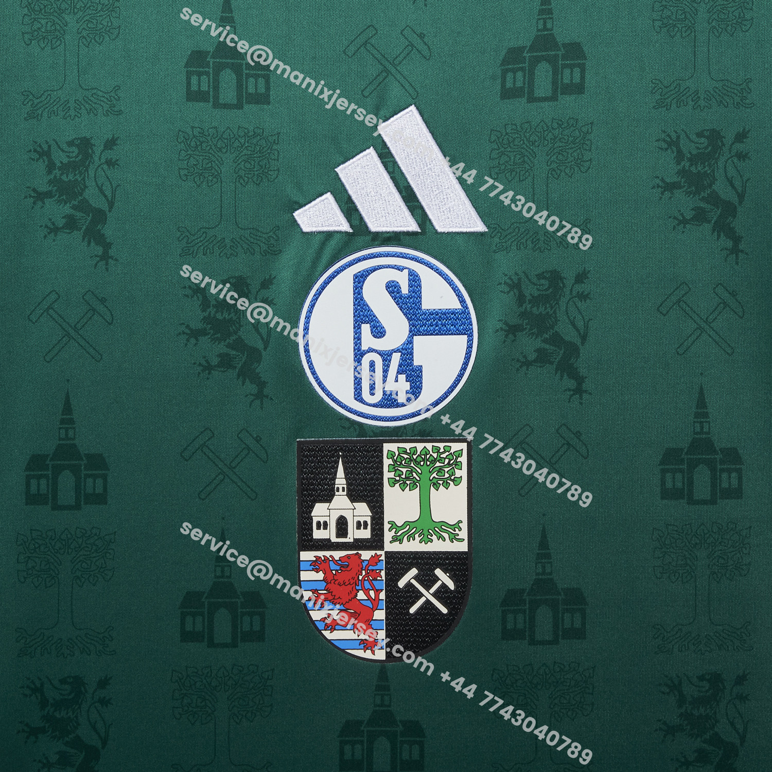 ManixJersey.com | Schalke 04 25-26 150 Years of Gelsenkirchen Special Long Sleeves Jersey - Fans Version -Customize Name, Number and Patch | Worldwide Shipping