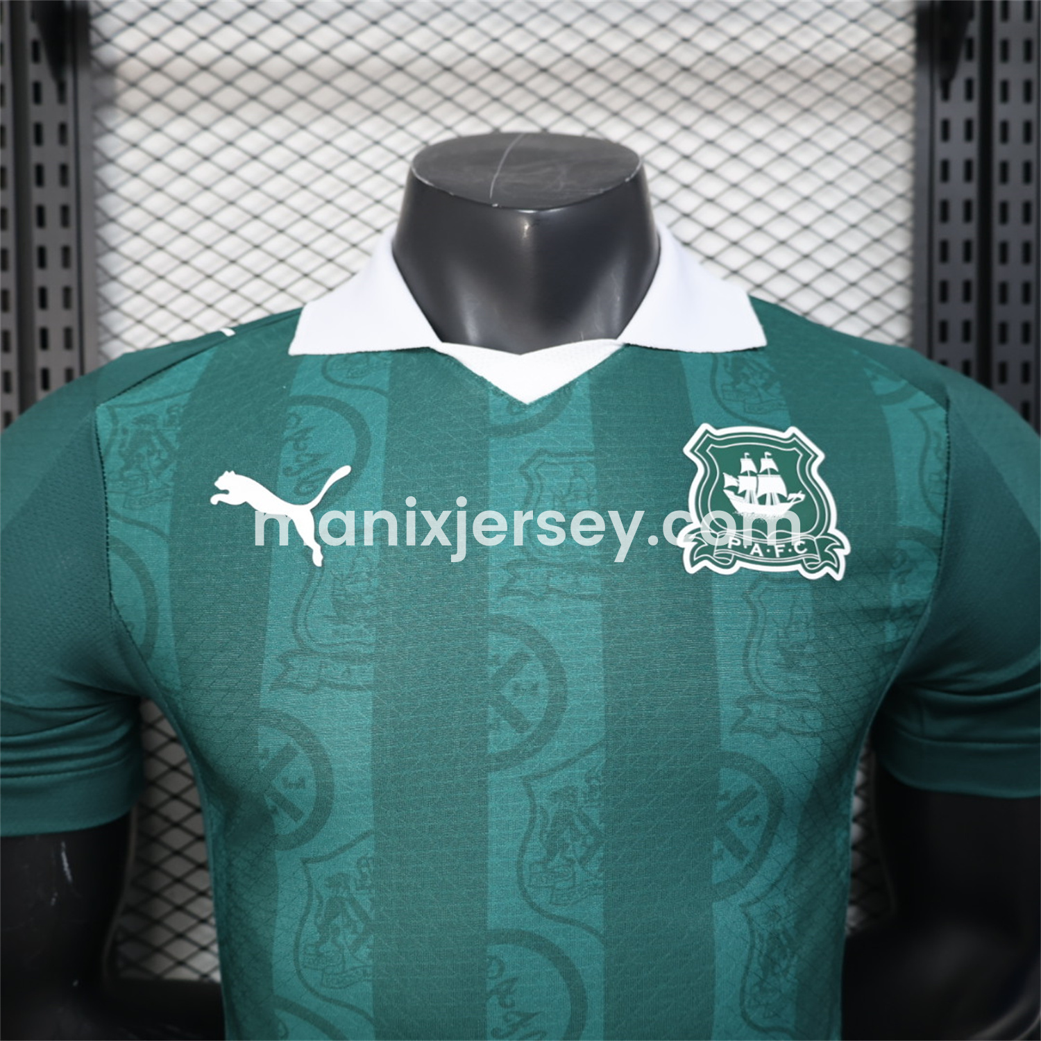 ManixJersey.com | Plymouth Argyle 25-26 Home Unsponsored Jersey - Player Version -Customize Name, Number and Patch | Worldwide Shipping