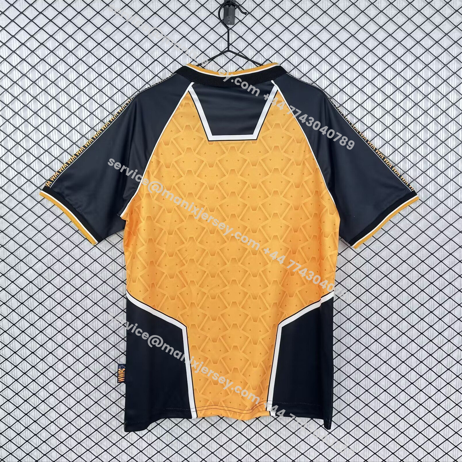 ManixJersey.com | Retro Wolverhampton Wanderers Wolves 1996-98 Home Jersey -Customize Name, Number and Patch | Worldwide Shipping