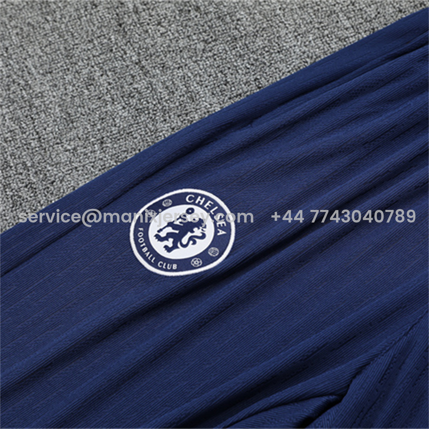 ManixJersey.com | C.H.E.L.S.E.A 25-26 Kids Long Sleeve Training Set - Player Version - Pink Top and Blue Pants -Customize Name, Number and Patch | Worldwide Shipping