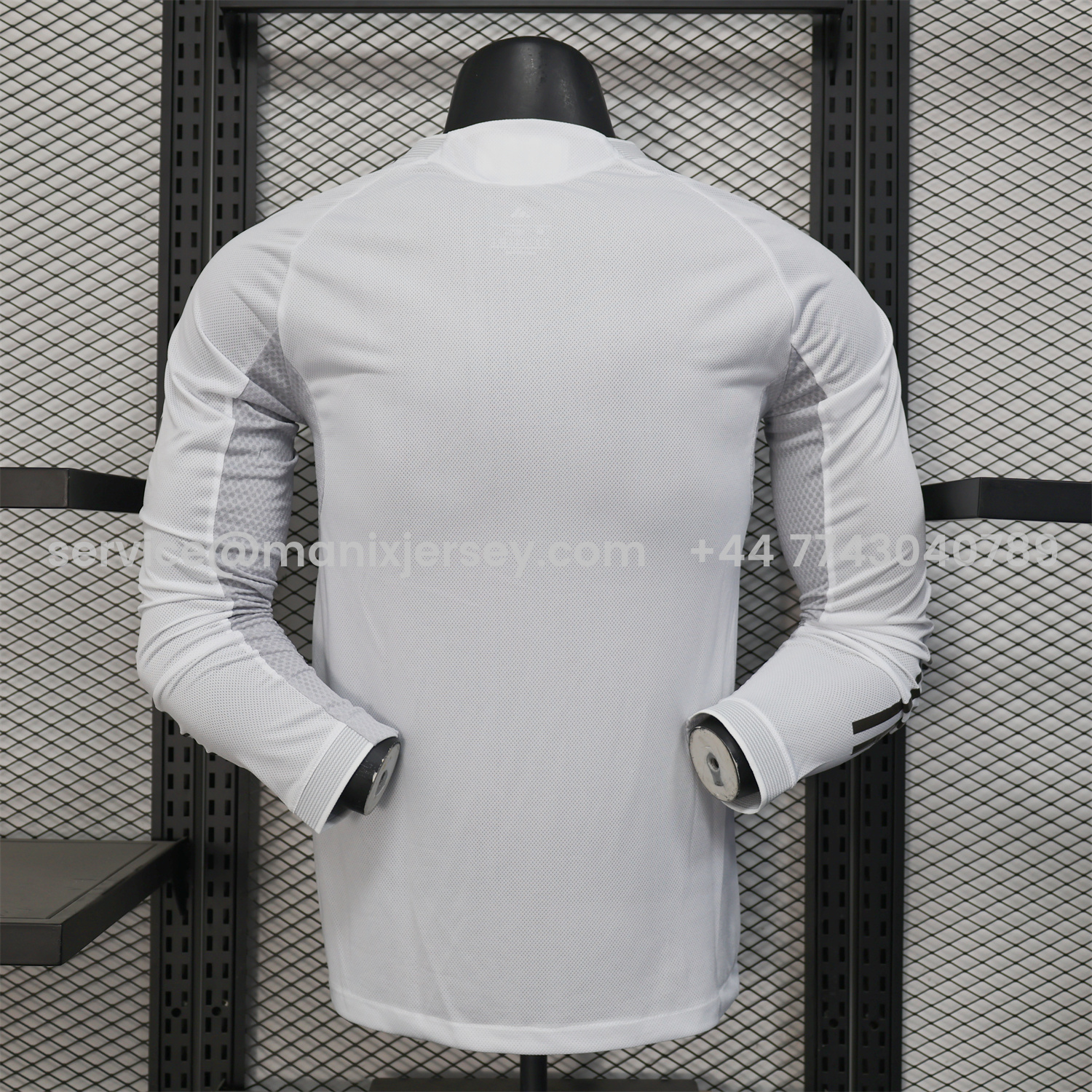 ManixJersey.com | Real Madrid 25-26 Home Long Sleeves Jersey - Player Version -Customize Name, Number and Patch | Worldwide Shipping