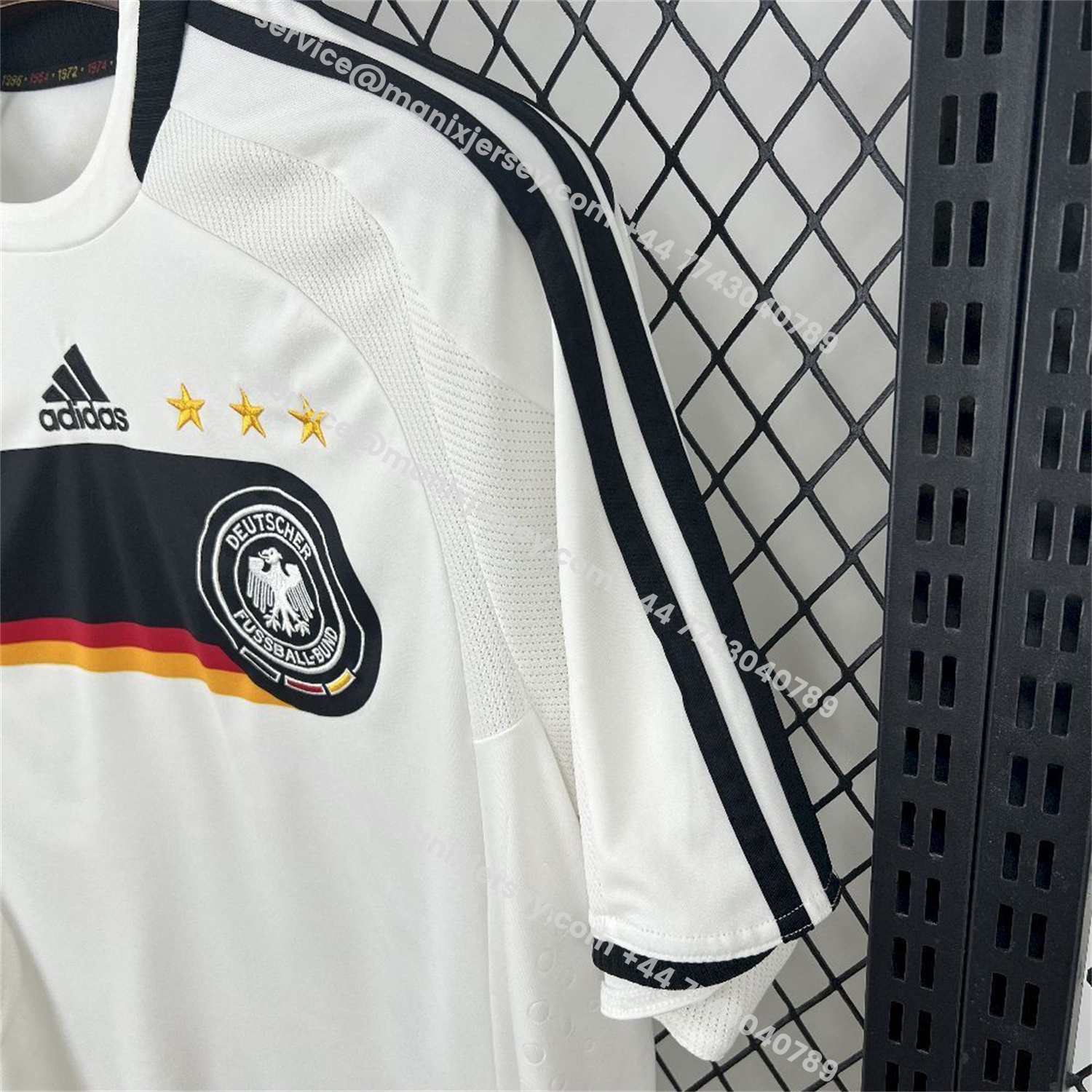 ManixJersey.com | Retro Germany 2008 Home Jersey -Customize Name, Number and Patch | Worldwide Shipping