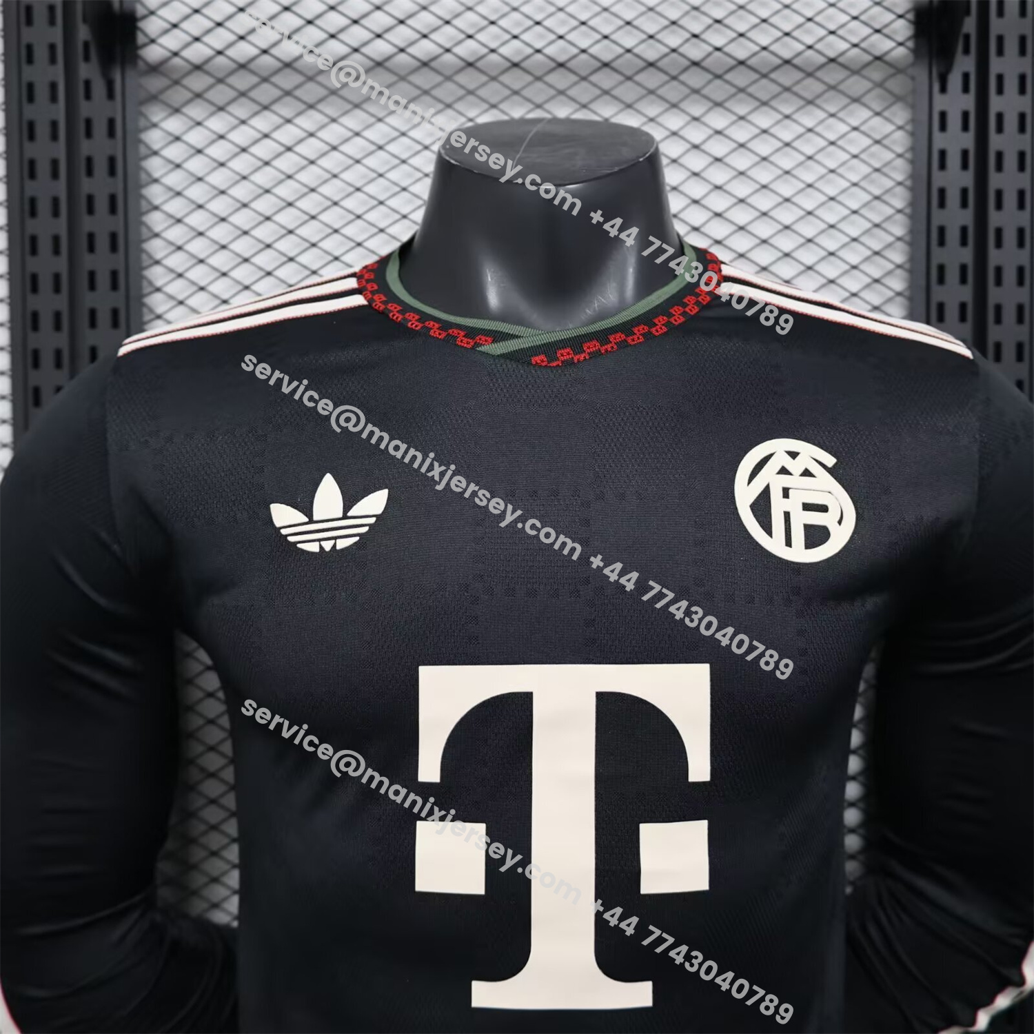 ManixJersey.com | Bayern Munich 25-26 Third Long Sleeves Jersey - Player Version -Customize Name, Number and Patch | Worldwide Shipping