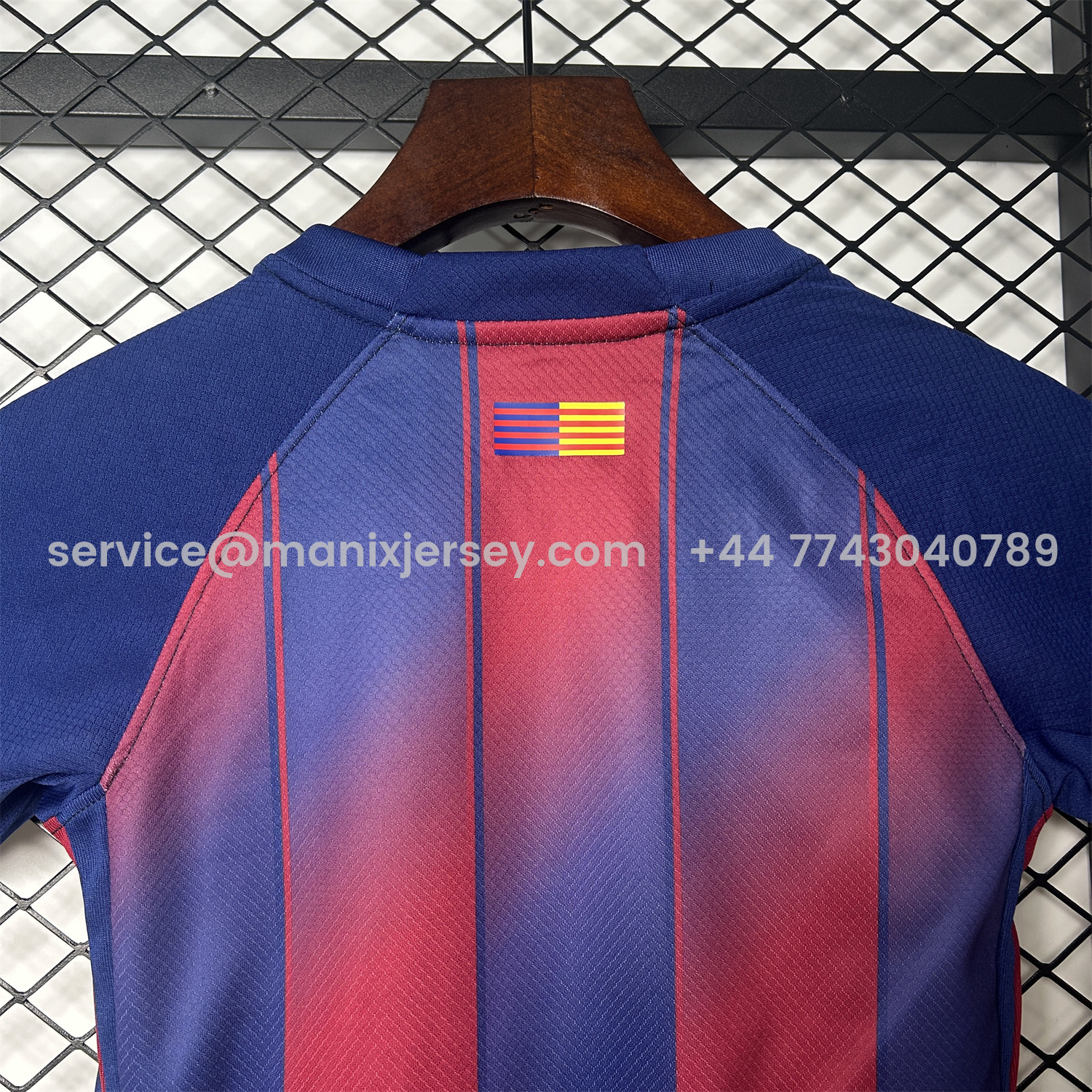 ManixJersey.com | Barcelona 25-26 Home Kids Kit - Fans Version -Customize Name, Number and Patch | Worldwide Shipping