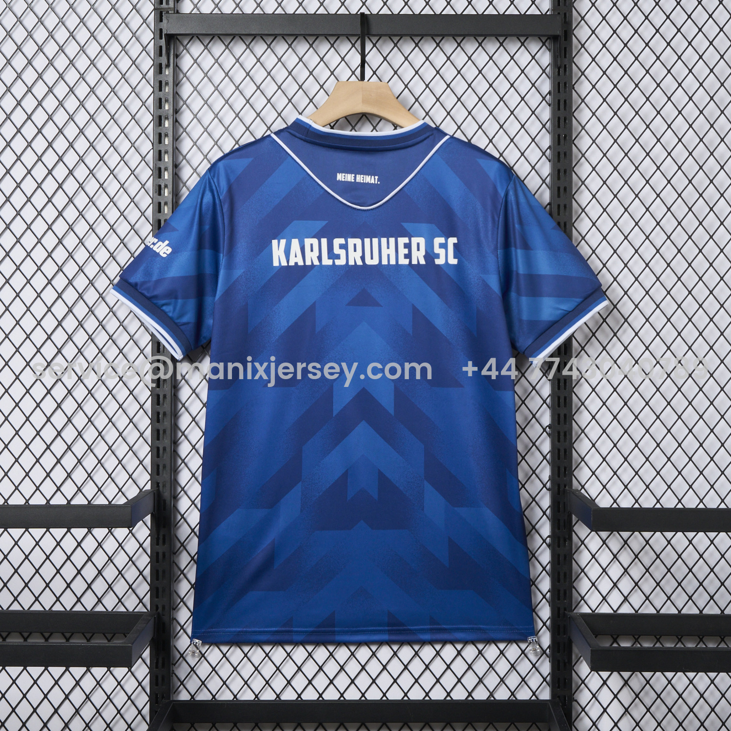 ManixJersey.com | Karlsruher SC 25-26 Home Jersey - Fans Version -Customize Name, Number and Patch | Worldwide Shipping