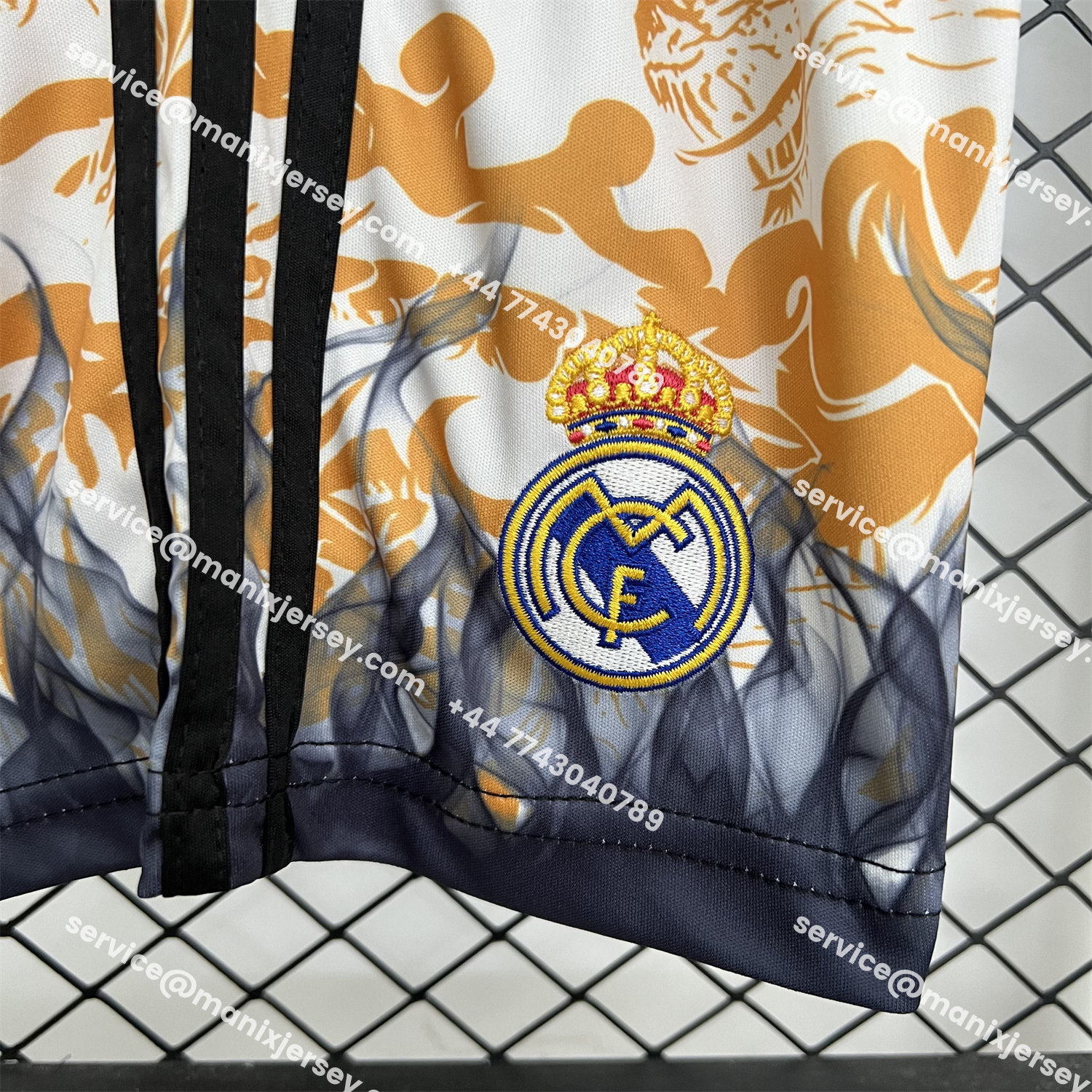 ManixJersey.com | Real Madrid 25-26 Orange And Black Dragon Special Kids Kit -Customize Name, Number and Patch | Worldwide Shipping