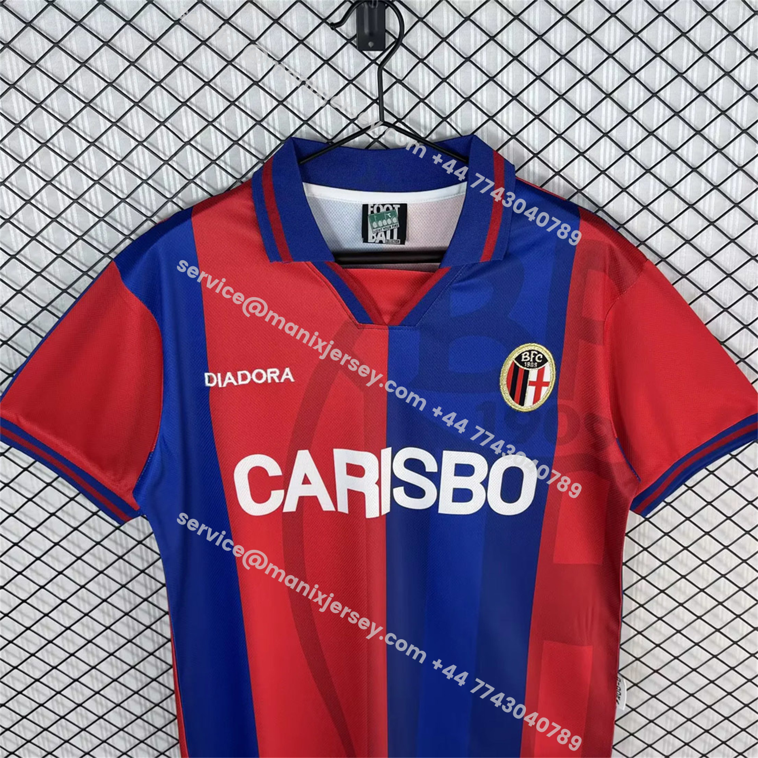 ManixJersey.com | Retro Roma 1996-97 Home Jersey -Customize Name, Number and Patch | Worldwide Shipping