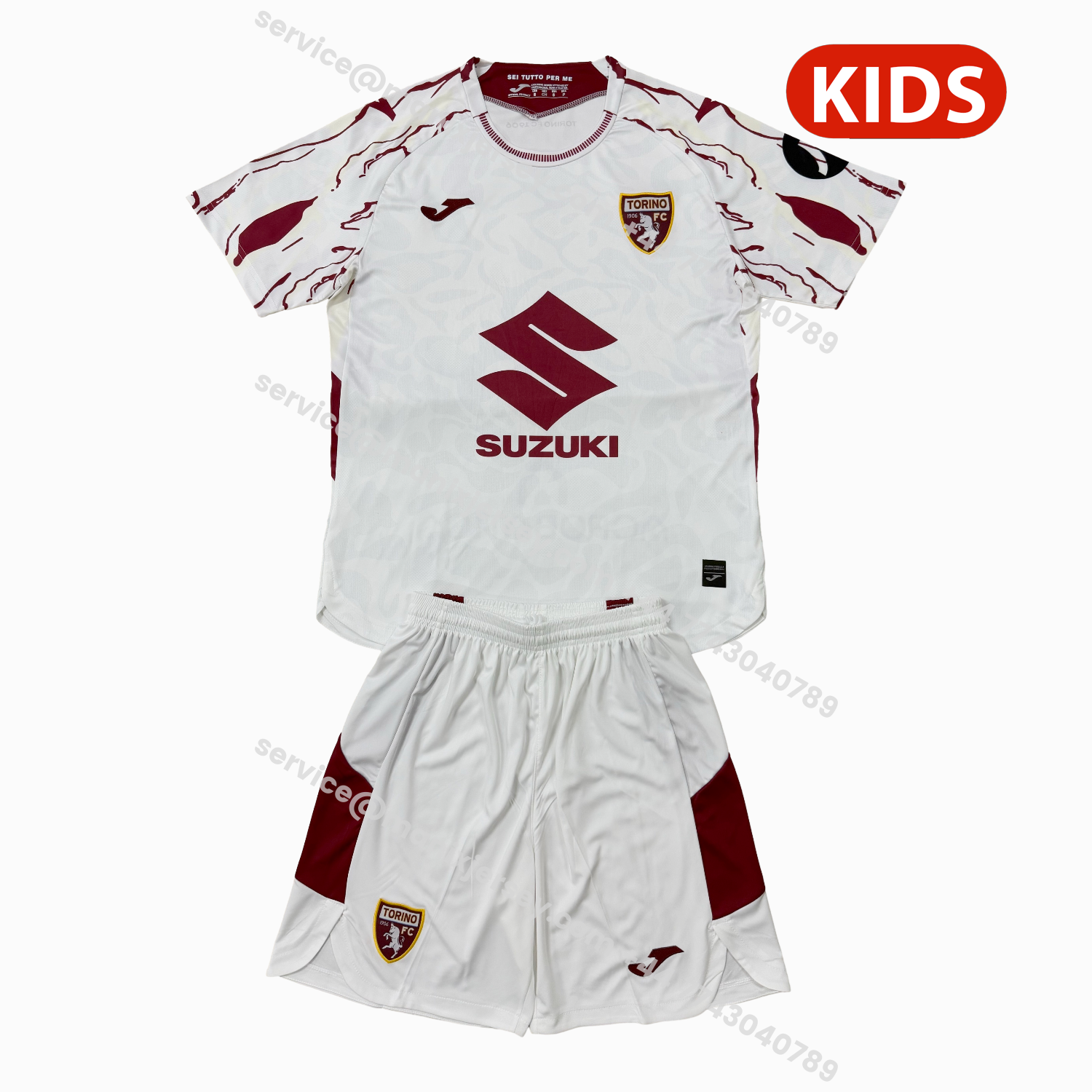 ManixJersey.com | Torino 25-26 Away Kids Kit -Customize Name, Number and Patch | Worldwide Shipping