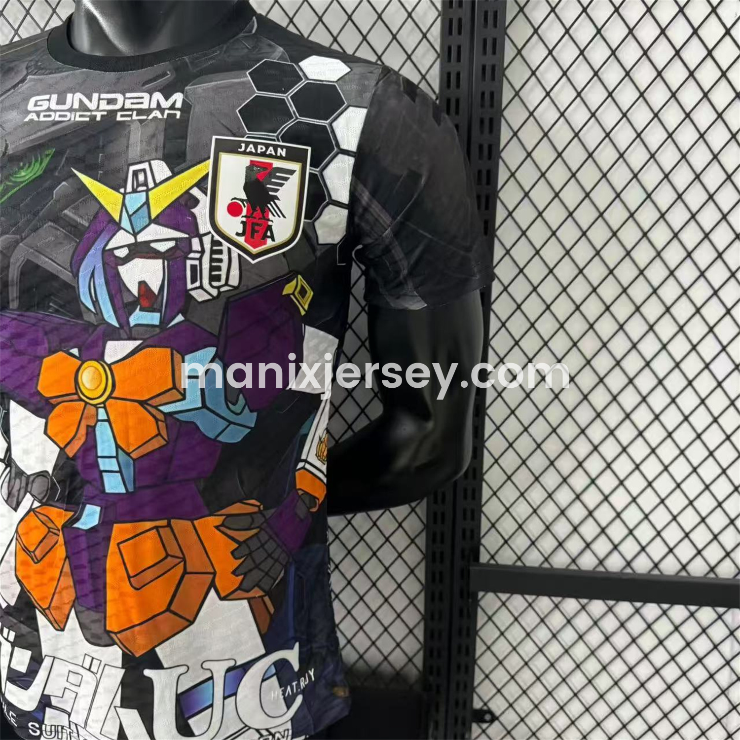 ManixJersey.com | Japan 25-26 Gundam Black Special Edition Jersey - Player Version -Customize Name, Number and Patch | Worldwide Shipping