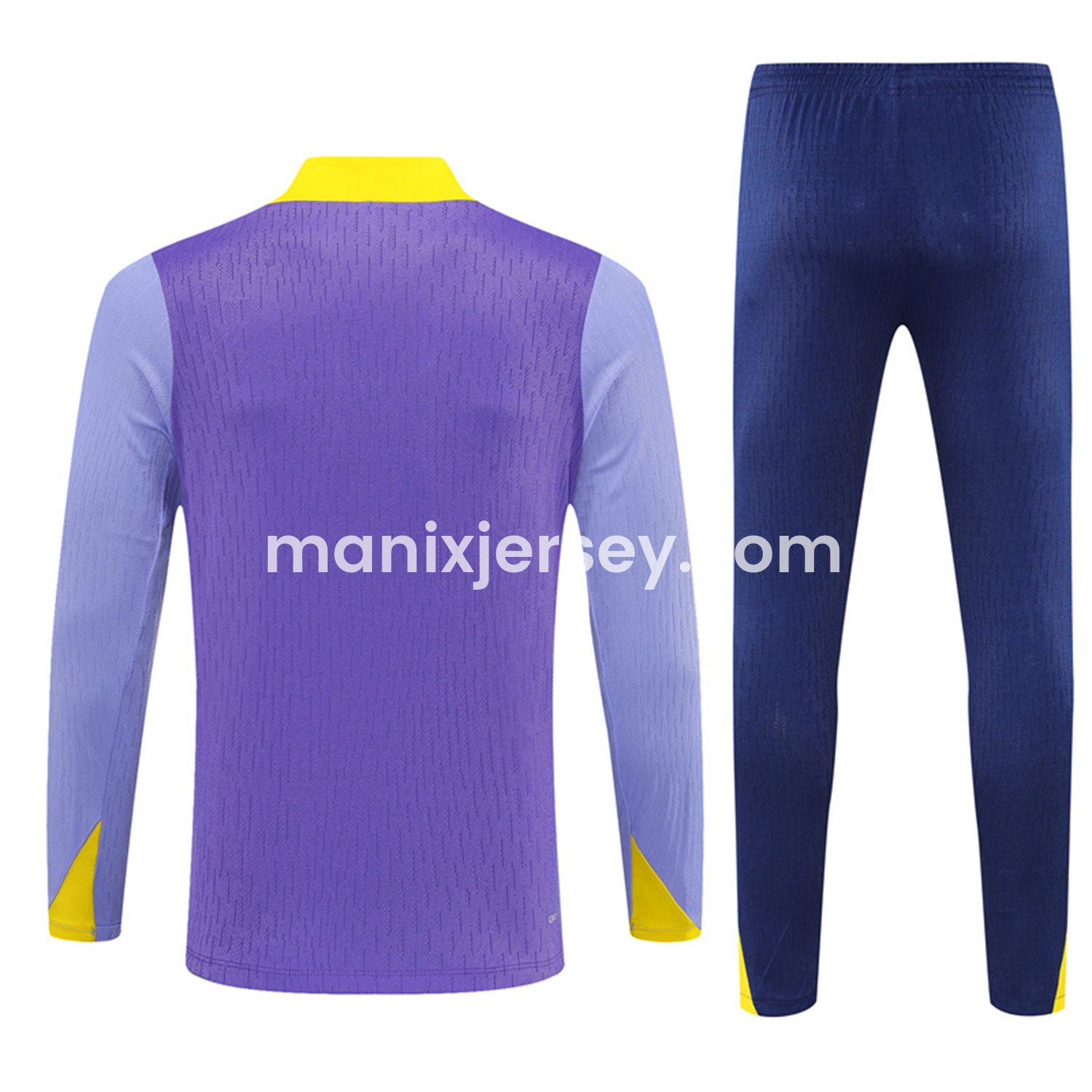 ManixJersey.com | Atletico Madrid 25-26 Long Sleeves Training Set - Purple Top & Purple Pants -Customize Name, Number and Patch | Worldwide Shipping