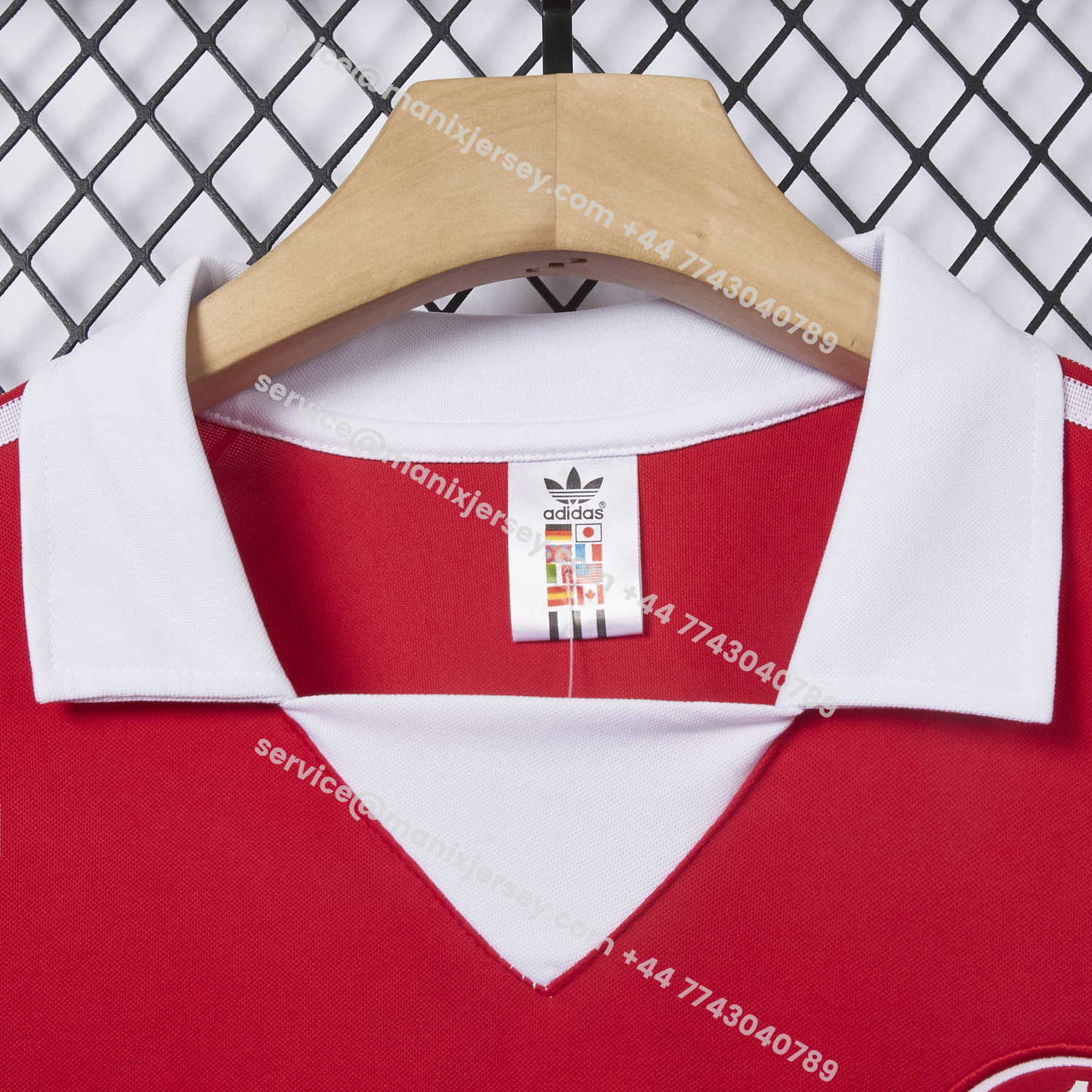 ManixJersey.com | Retro Nürnberg 1978-80 Home Red Jersey -Customize Name, Number and Patch | Worldwide Shipping