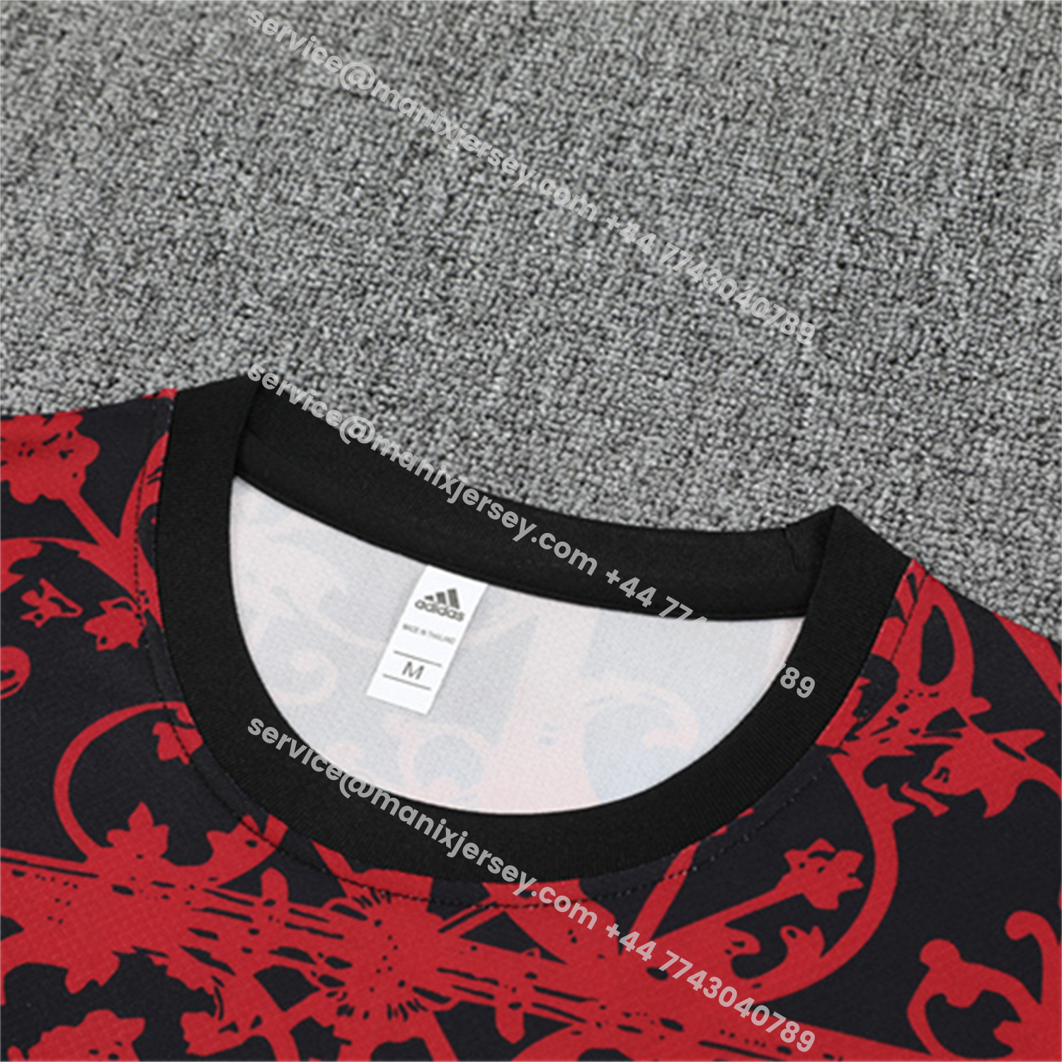 ManixJersey.com | Liver.pool 25-26 Kids Short-Sleeve Training Set - Red Camouflage Top & Black Shorts -Customize Name, Number and Patch | Worldwide Shipping