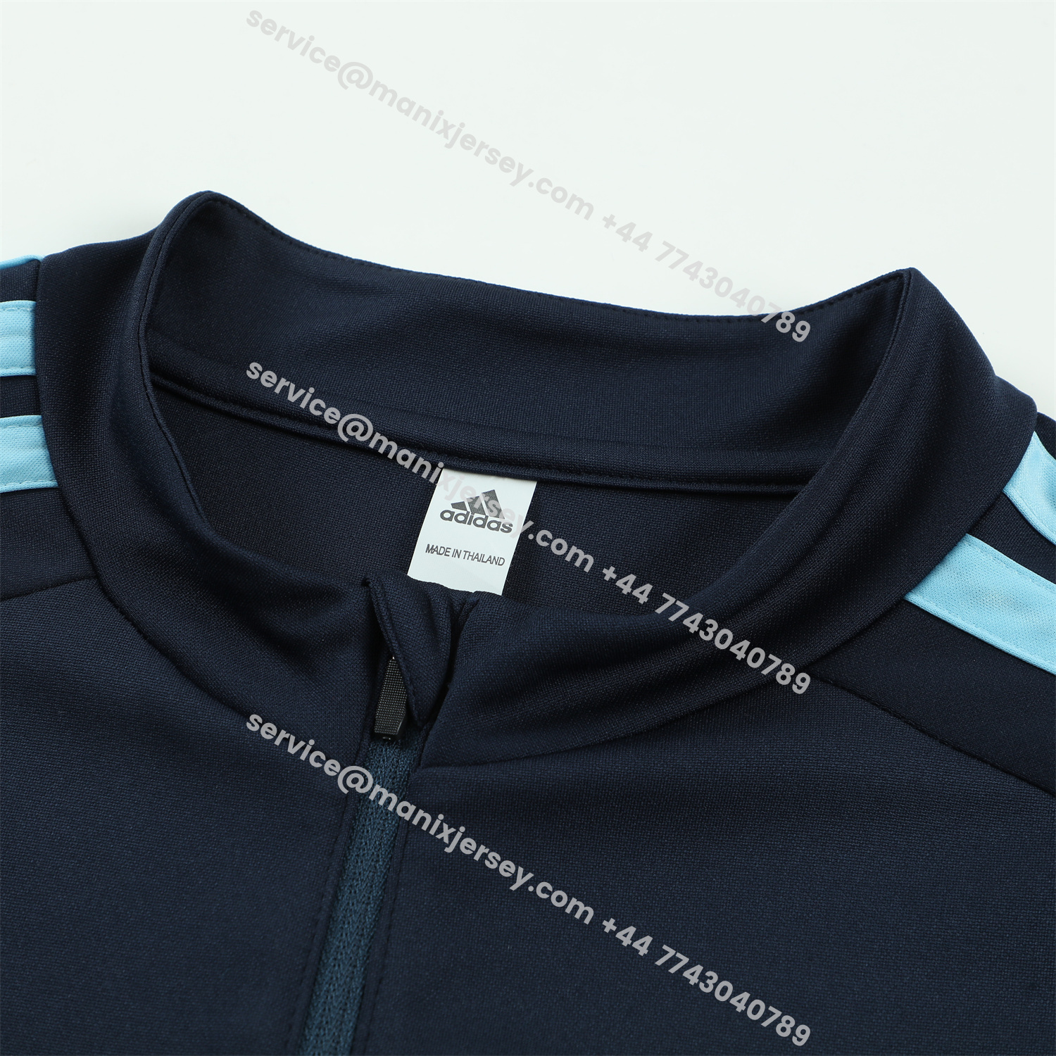 ManixJersey.com | Argentina 2026 Kids Long Sleeve Training Set - Blue Black Top & Pants -Customize Name, Number and Patch | Worldwide Shipping