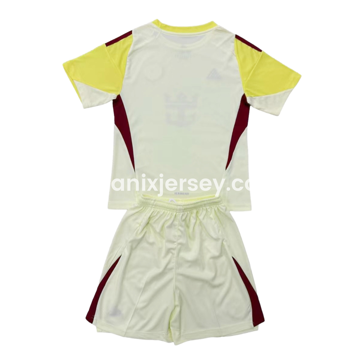 ManixJersey.com | INT M.A.M 2025 Light Yellow Goalkeeper Men's Adult Jersey Set - Fans Version -Customize Name, Number and Patch | Worldwide Shipping