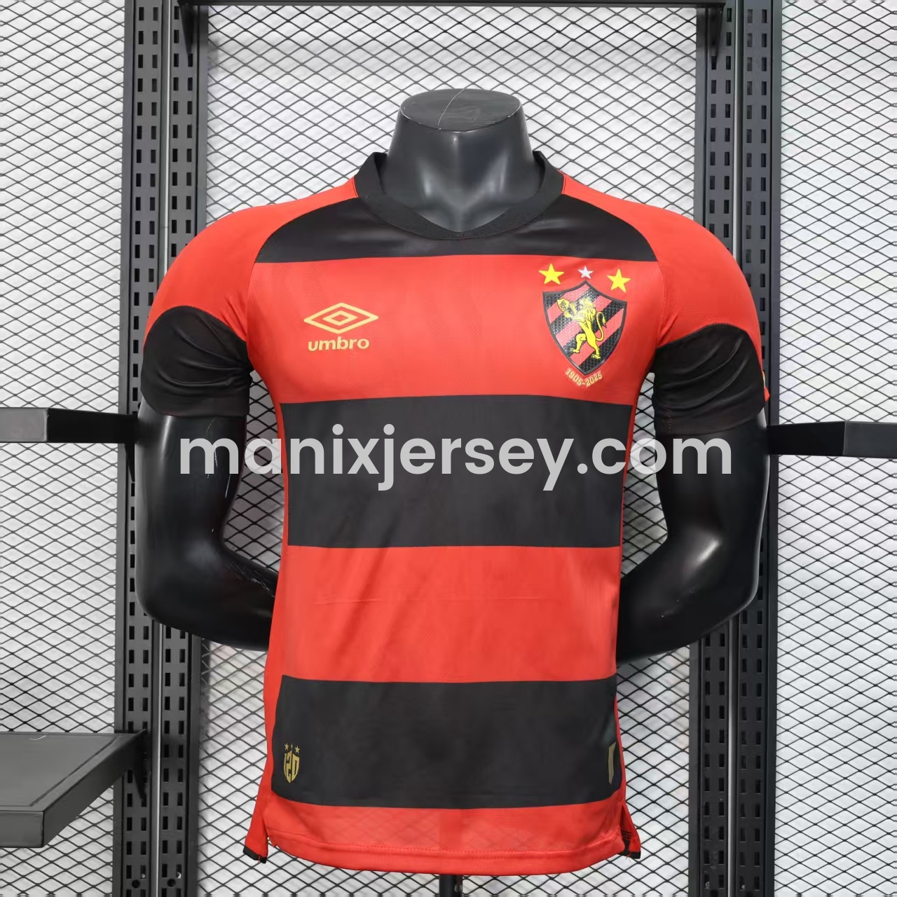 ManixJersey.com | Sport Recife 25-26 Home Unsponsored Jersey - Player Version -Customize Name, Number and Patch | Worldwide Shipping
