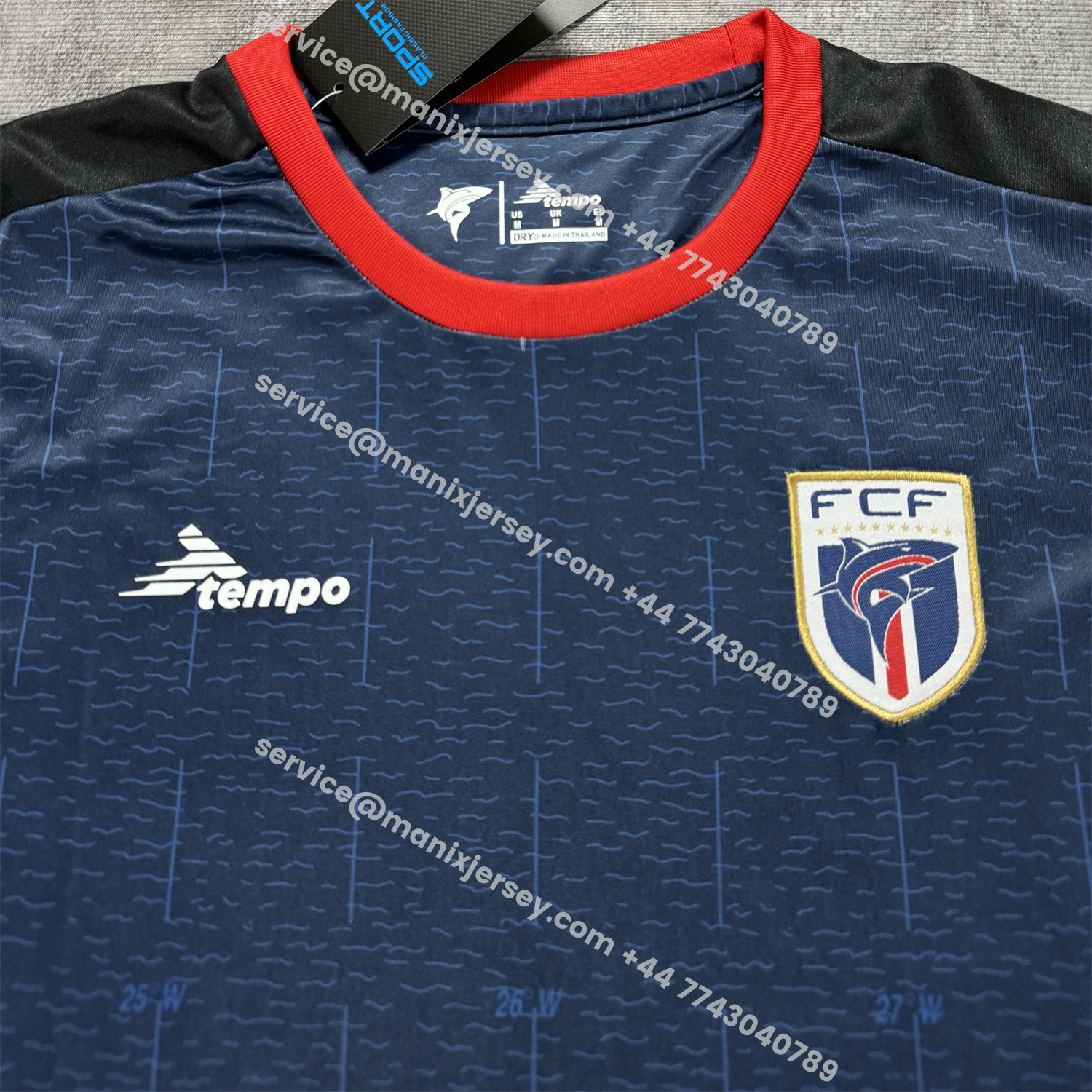 ManixJersey.com | Cabo Verde 2026 Home Blue Jersey - Fans Version -Customize Name, Number and Patch | Worldwide Shipping