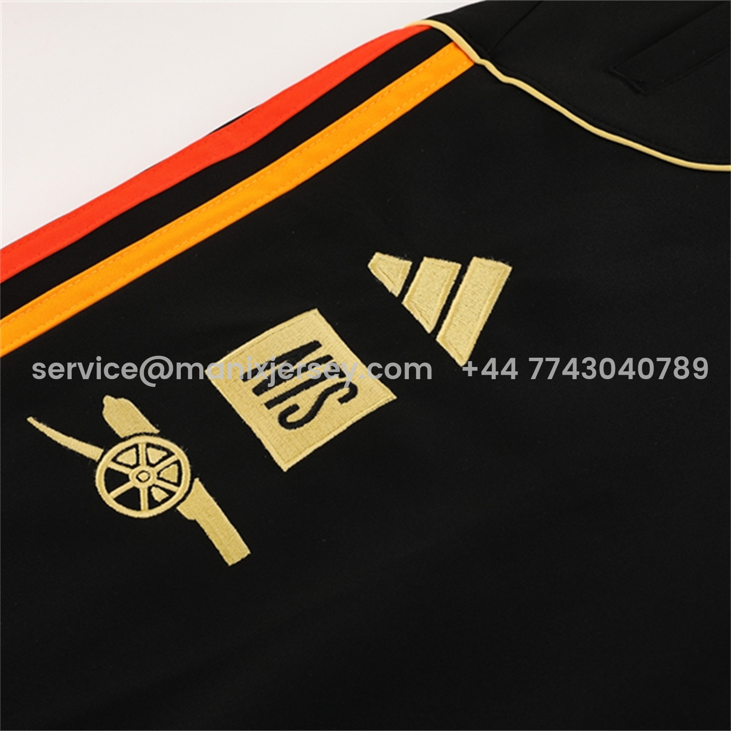 ManixJersey.com | Arsenal 25-26 NTS Urban Purist Jacket Training Tracksuit - Black Throwback Jackets & Pants -Customize Name, Number and Patch | Worldwide Shipping