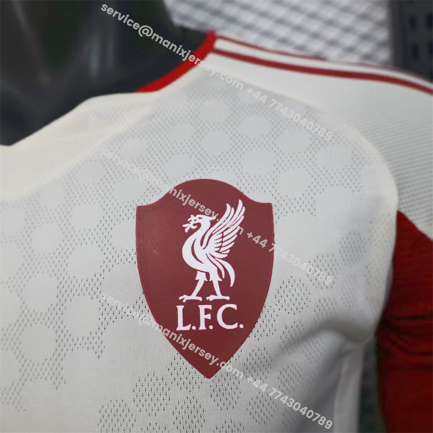 ManixJersey.com | Liver.pool 25-26 Away Beige Long Sleeves Jersey - Player Version -Customize Name, Number and Patch | Worldwide Shipping