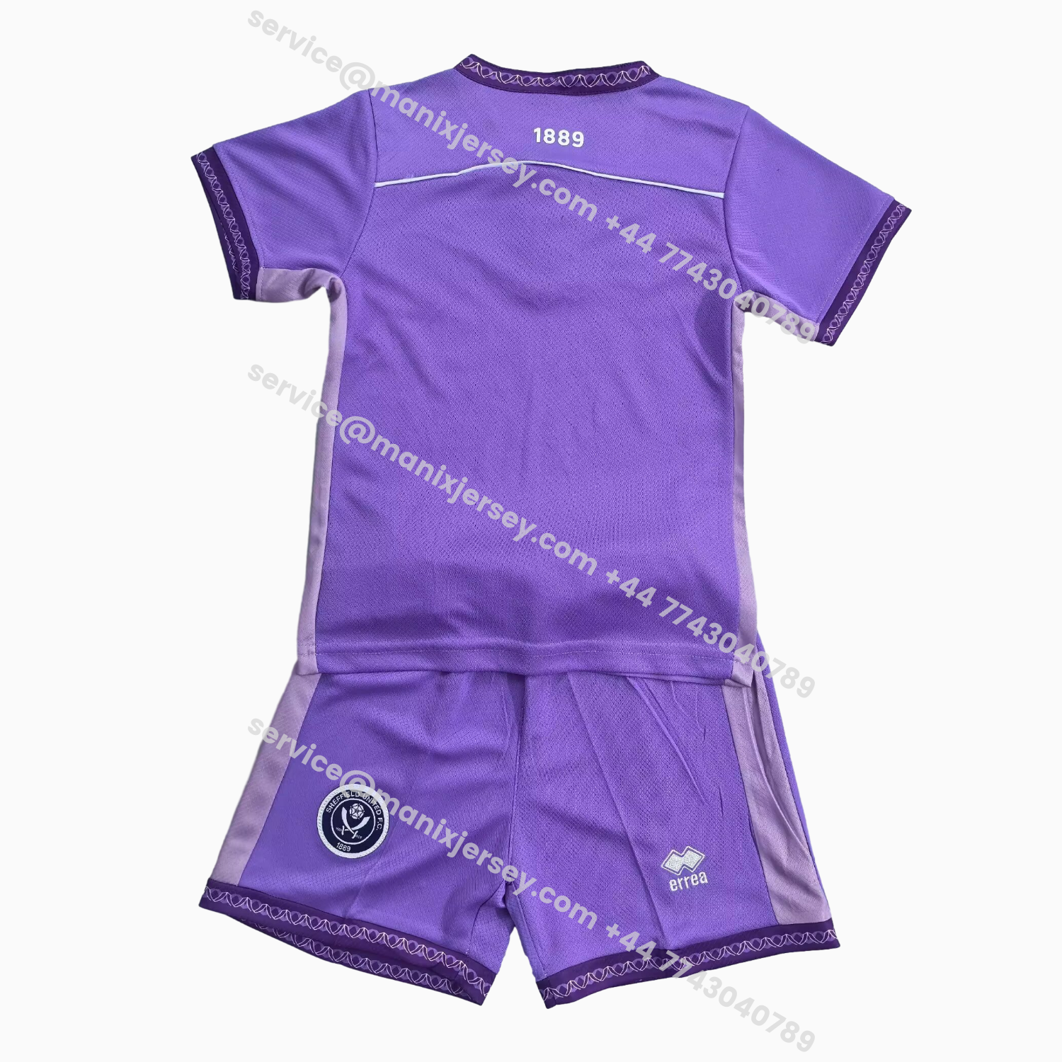 ManixJersey.com | Sheffield United 25-26 Third Purple Kids Kit -Customize Name, Number and Patch | Worldwide Shipping