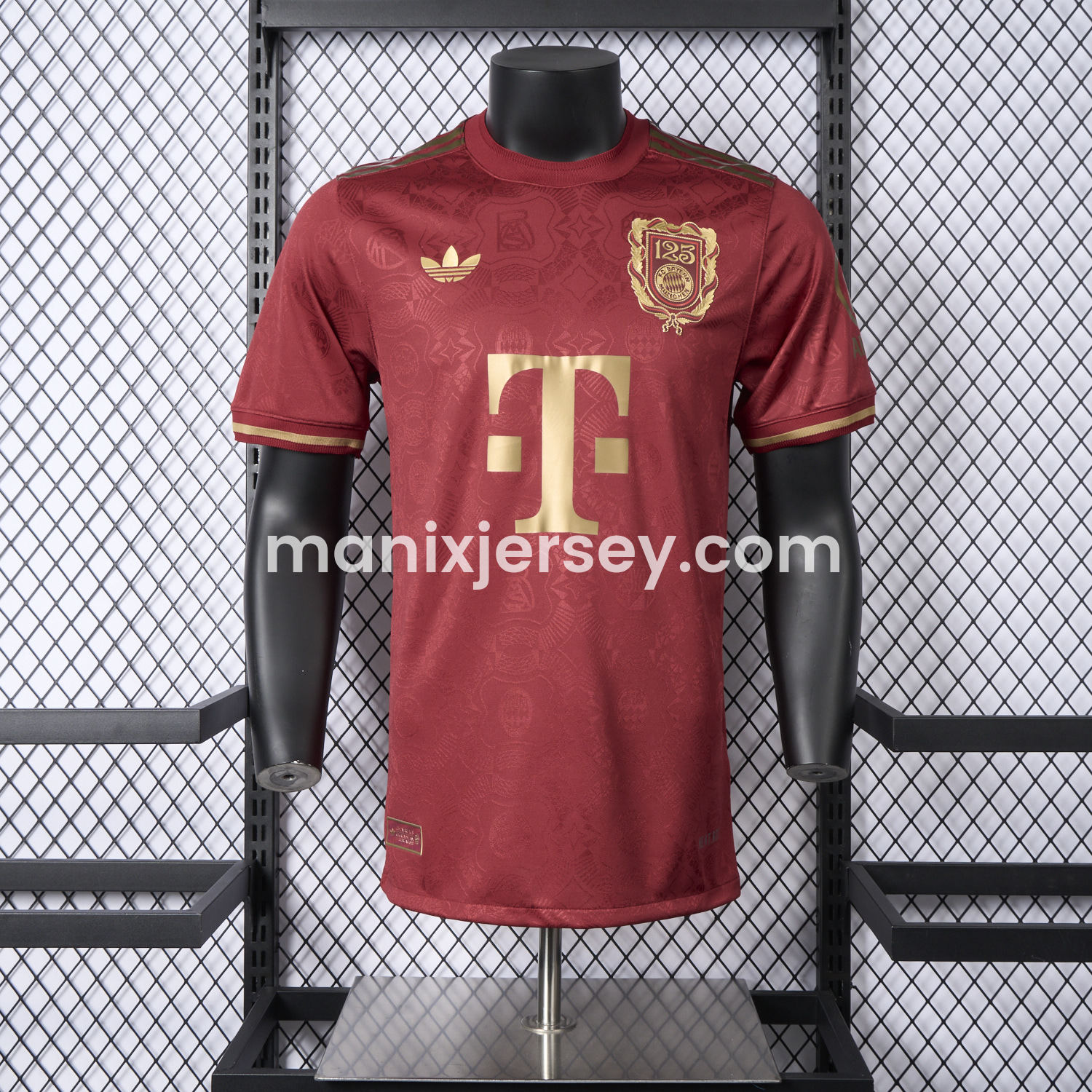 ManixJersey.com | Bayern Munich 2025 125th Anniversary Jersey - Player Version -Customize Name, Number and Patch | Worldwide Shipping