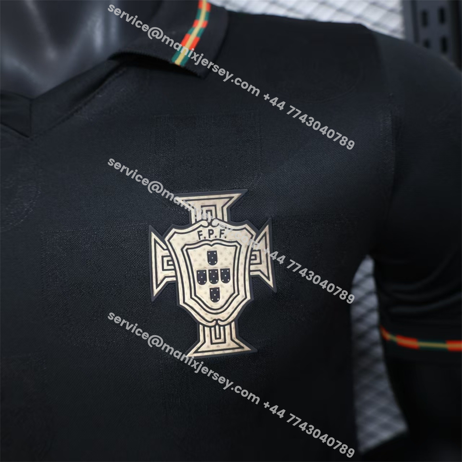 ManixJersey.com | Portugal 2026 Away Black Jersey (Leaked Version) - Player Version -Customize Name, Number and Patch | Worldwide Shipping