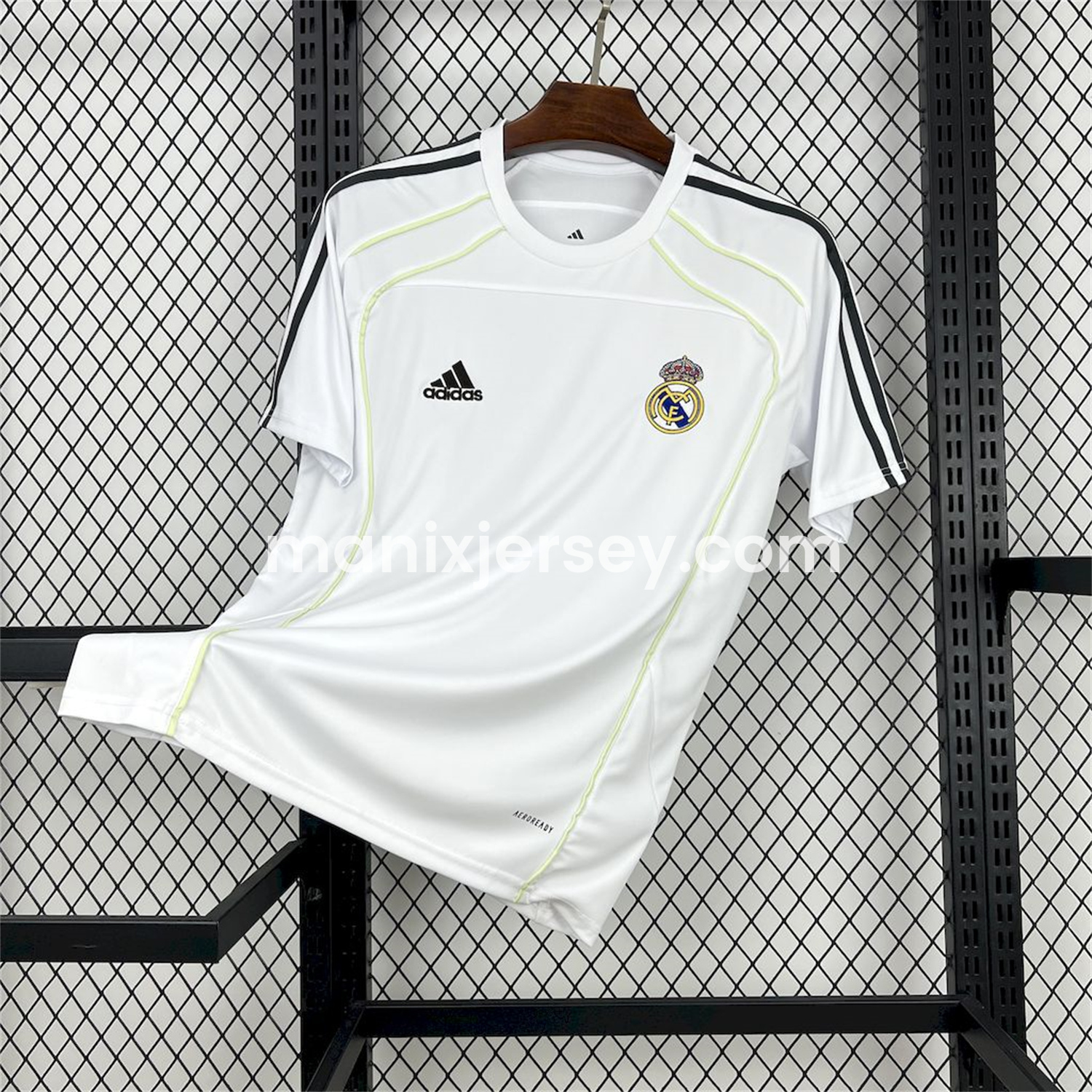 ManixJersey.com | Real Madrid 25-26 Urban Purist Throwback White Jersey - Fans Version -Customize Name, Number and Patch | Worldwide Shipping