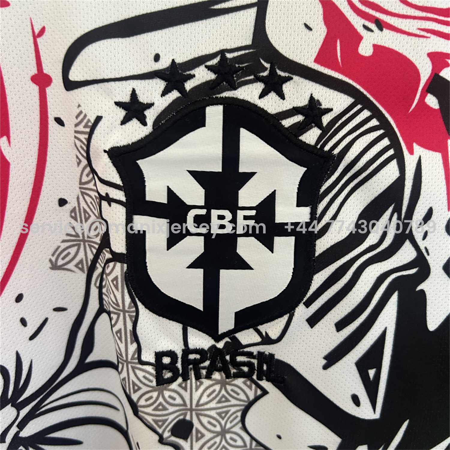 ManixJersey.com | Brazil 2025 Red Macaw Special Jersey - Fans Version -Customize Name, Number and Patch | Worldwide Shipping