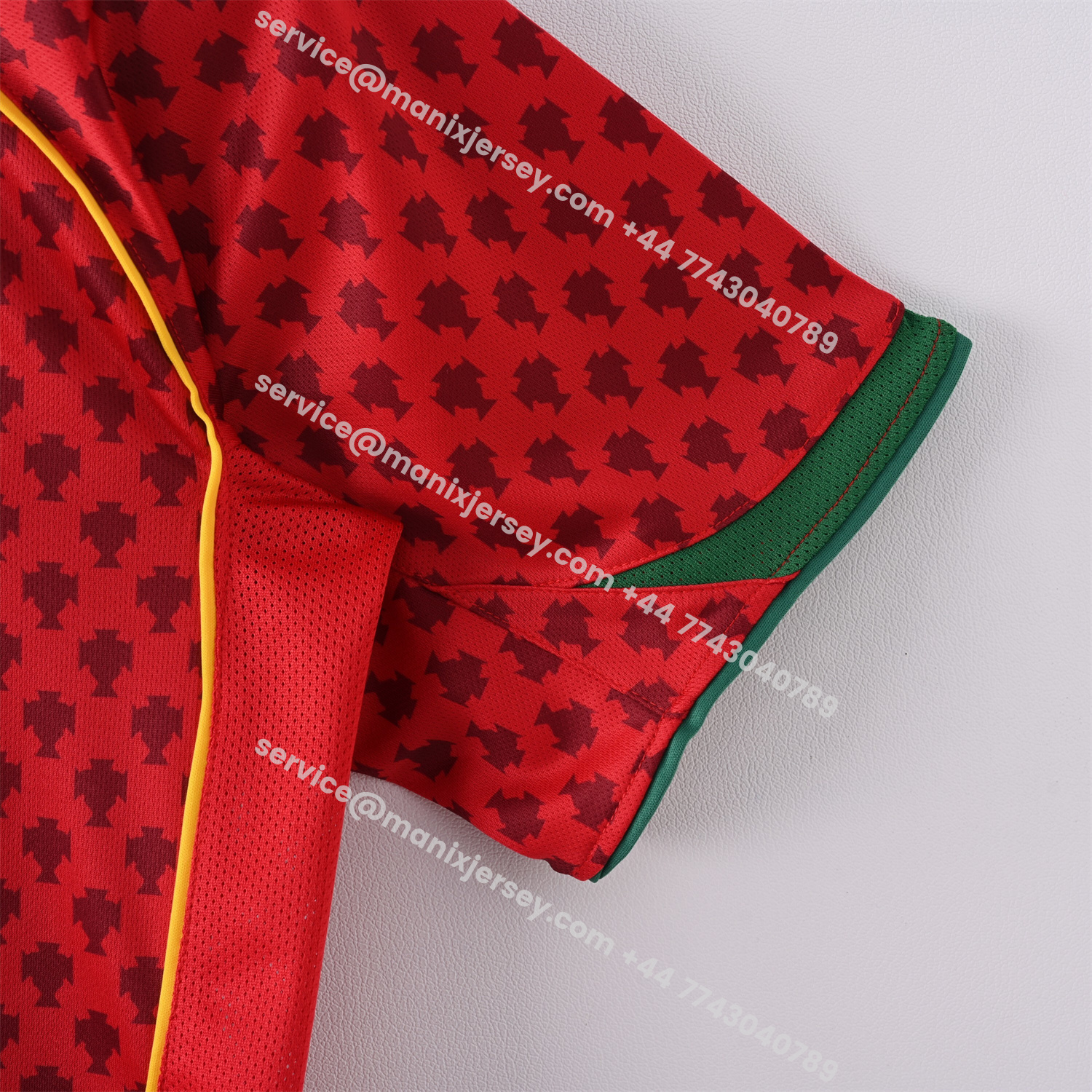 ManixJersey.com | Retro Portugal 2004 Home Jersey -Customize Name, Number and Patch | Worldwide Shipping