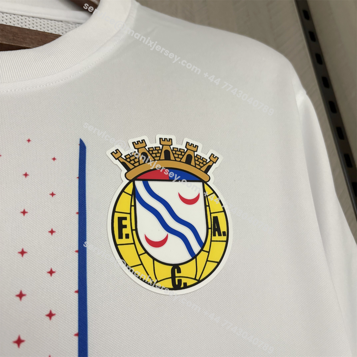 ManixJersey.com | Alverca 25-26 Away White Jersey - Fans Version -Customize Name, Number and Patch | Worldwide Shipping