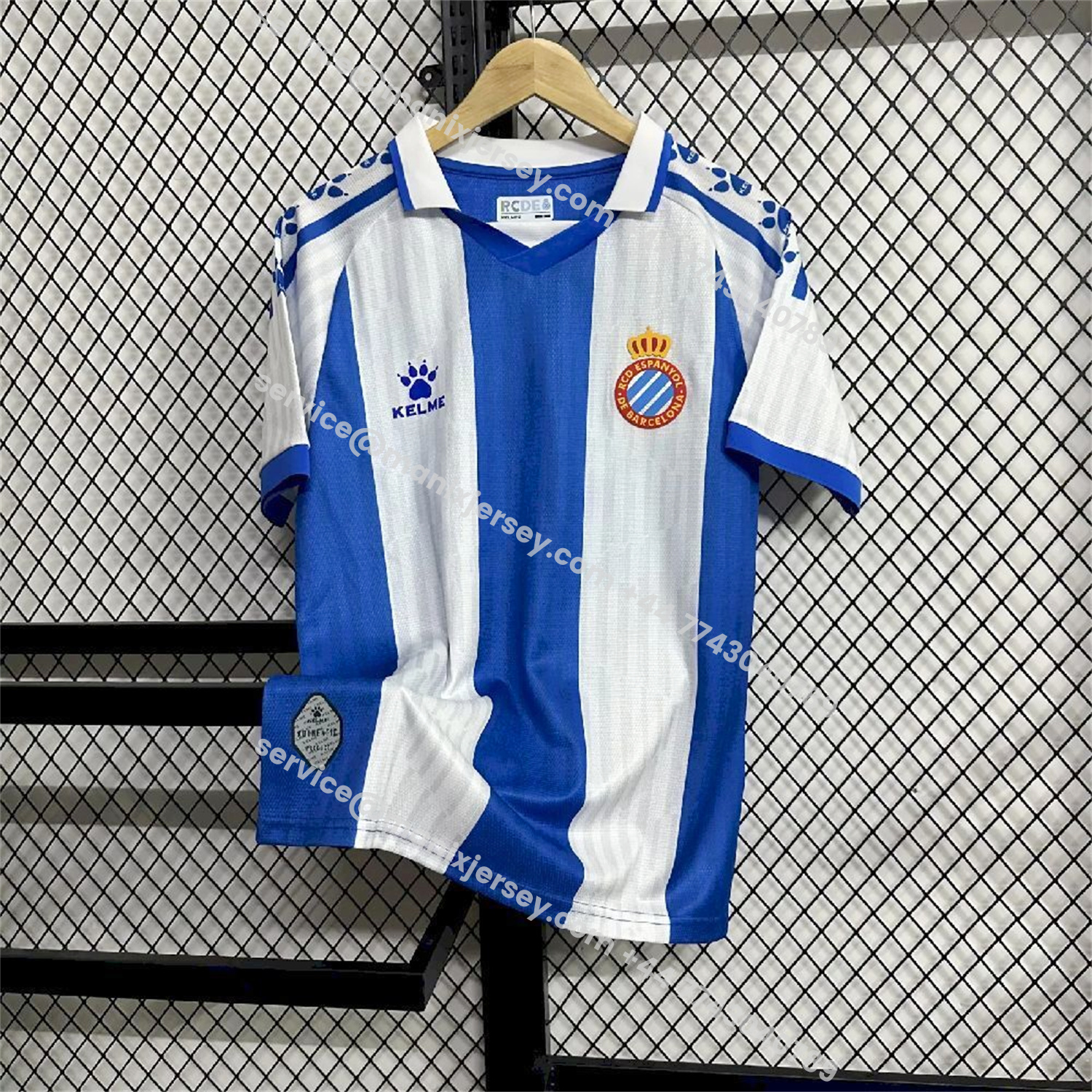 ManixJersey.com | RCD Espanyol 25-26 Home Jersey - Fans Version -Customize Name, Number and Patch | Worldwide Shipping