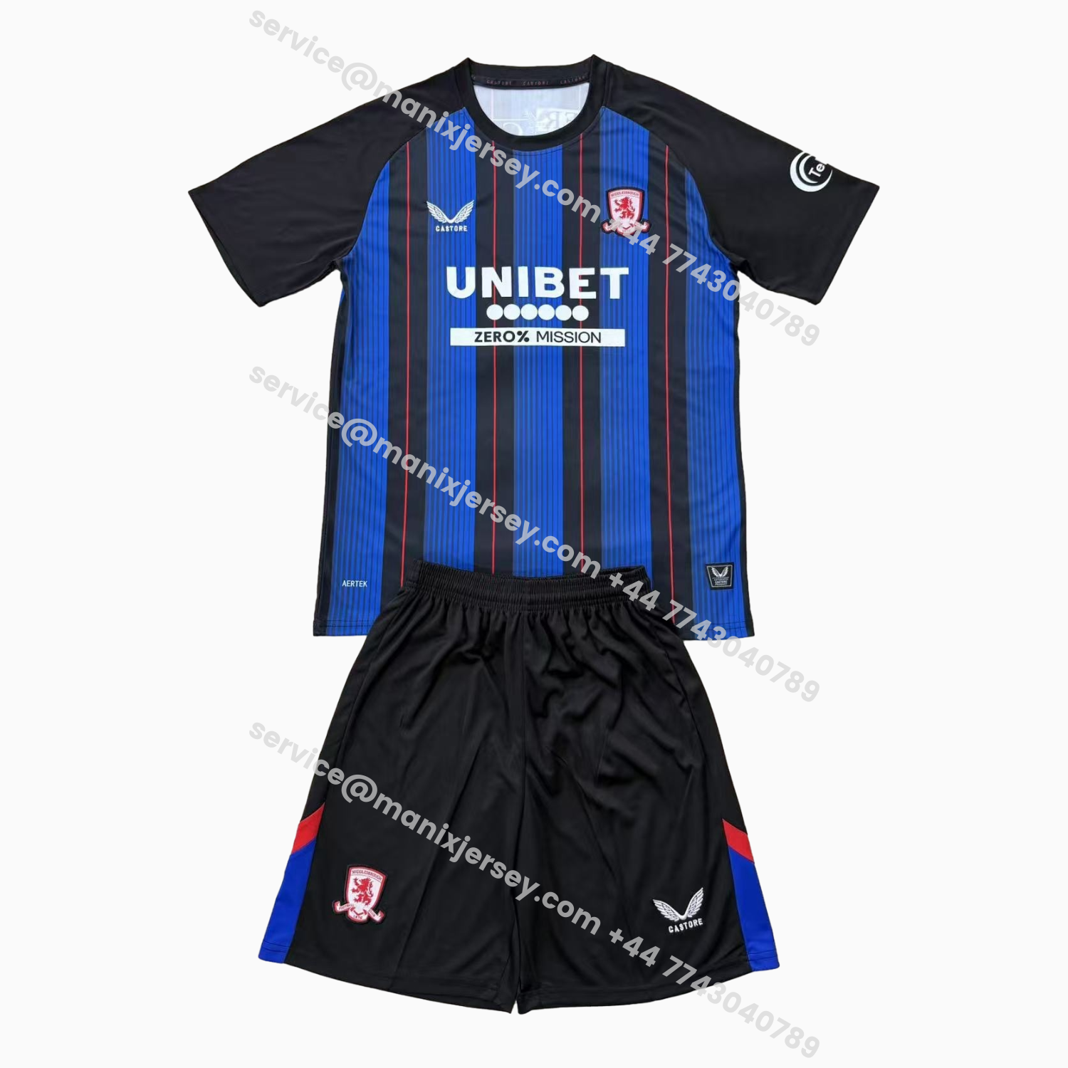 ManixJersey.com | Middlesbrough 25-26 Away Men's Adult Jersey Set - Fans Version -Customize Name, Number and Patch | Worldwide Shipping