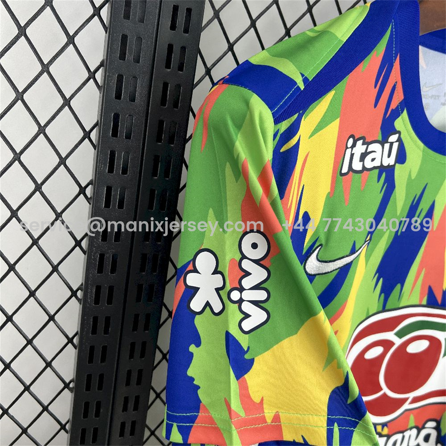 ManixJersey.com | Brazil 25-26 Green Training Jersey - Fans Version -Customize Name, Number and Patch | Worldwide Shipping