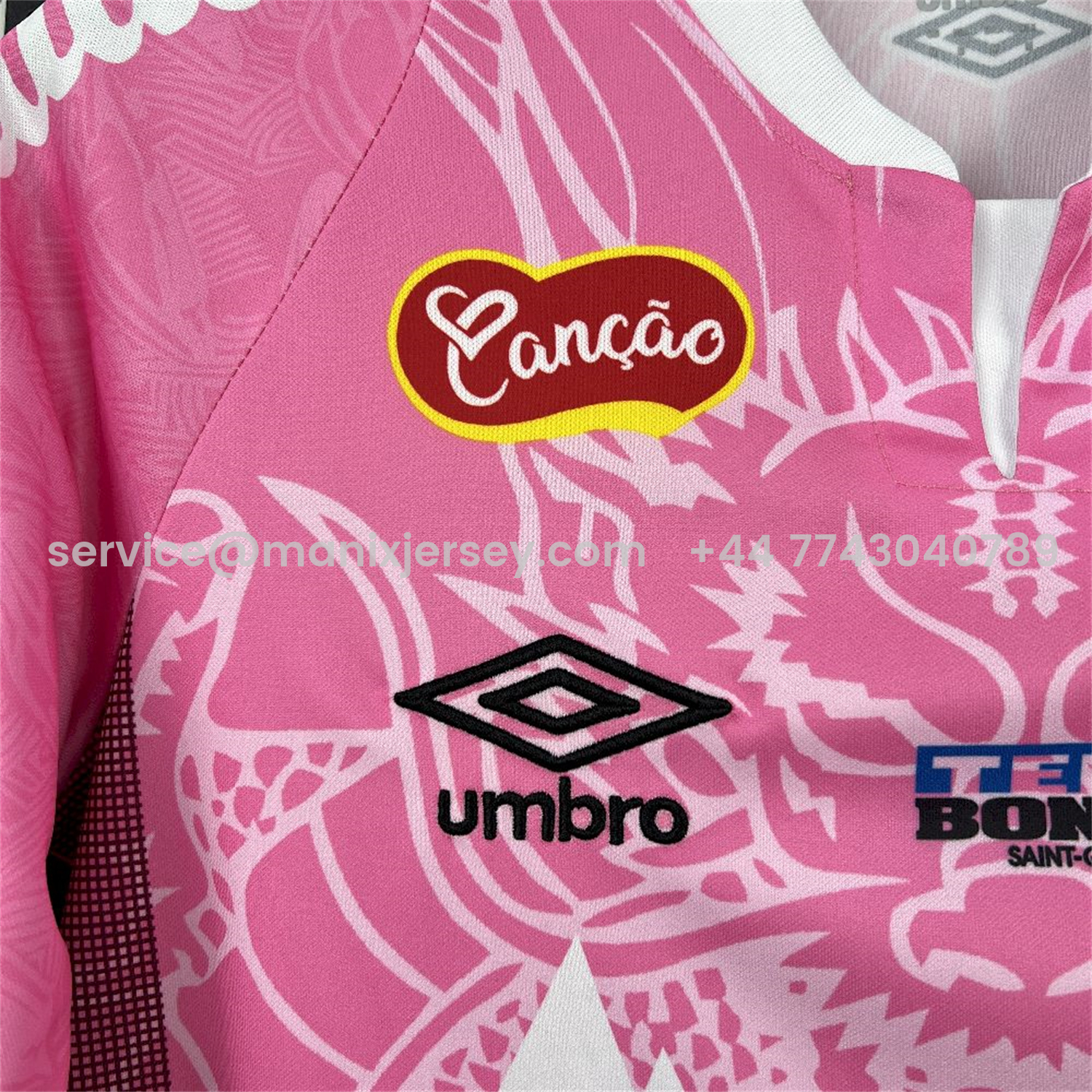 ManixJersey.com | Santos 25-26 Pink Special Jersey with Sponsors - Fans Version -Customize Name, Number and Patch | Worldwide Shipping