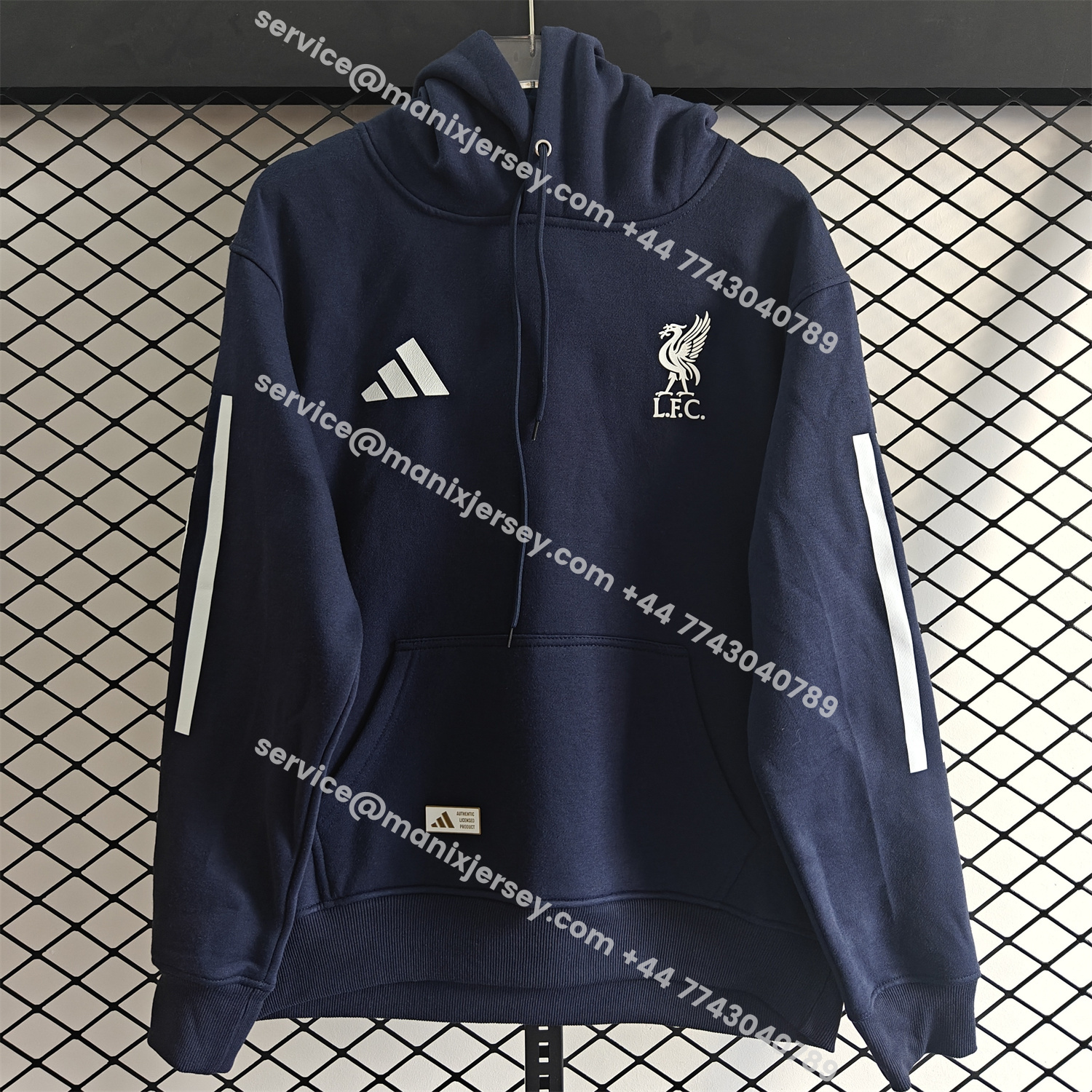 ManixJersey.com | Liver.pool 25-26 Home Unisex Pullover Hoodie -Customize Name, Number and Patch | Worldwide Shipping