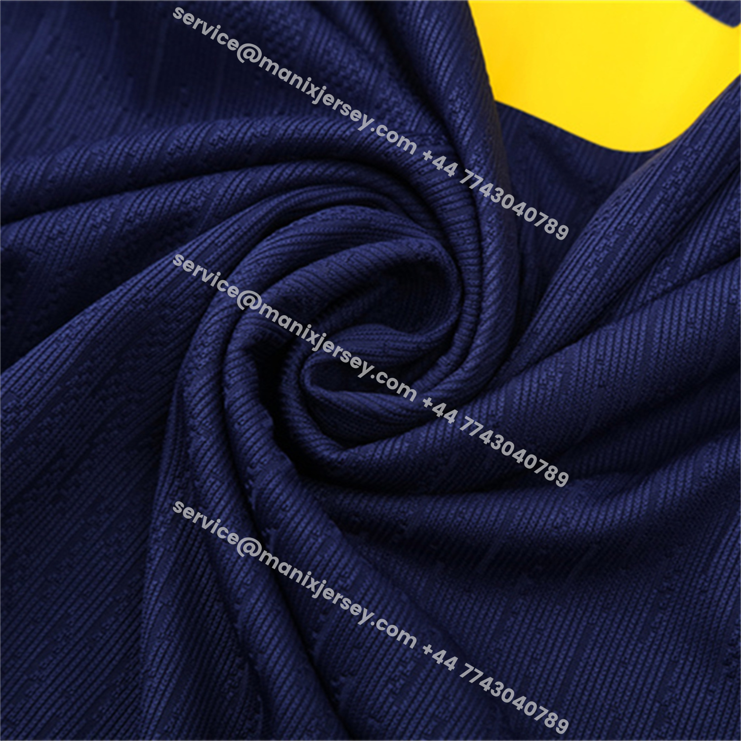 ManixJersey.com | Barcelona 25-26 Kids Long Sleeve Training Set - Royal Blue Top Yellow Sponsor & Royal Blue Pants -Customize Name, Number and Patch | Worldwide Shipping